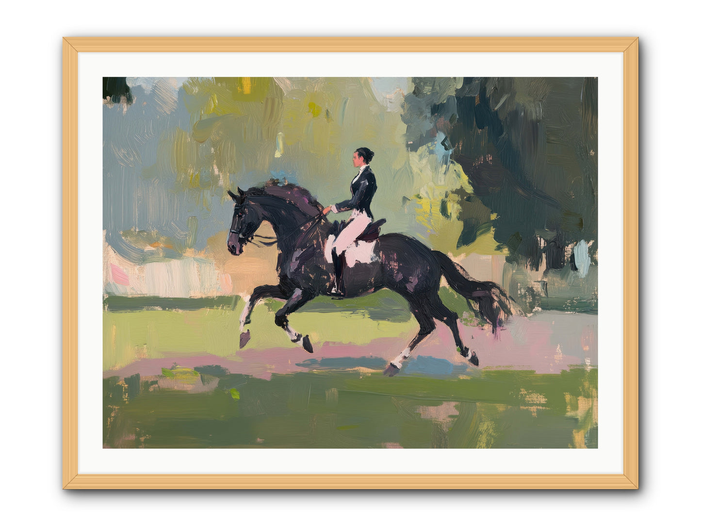 Silken Precision -- Framed Print - Natural 40x30