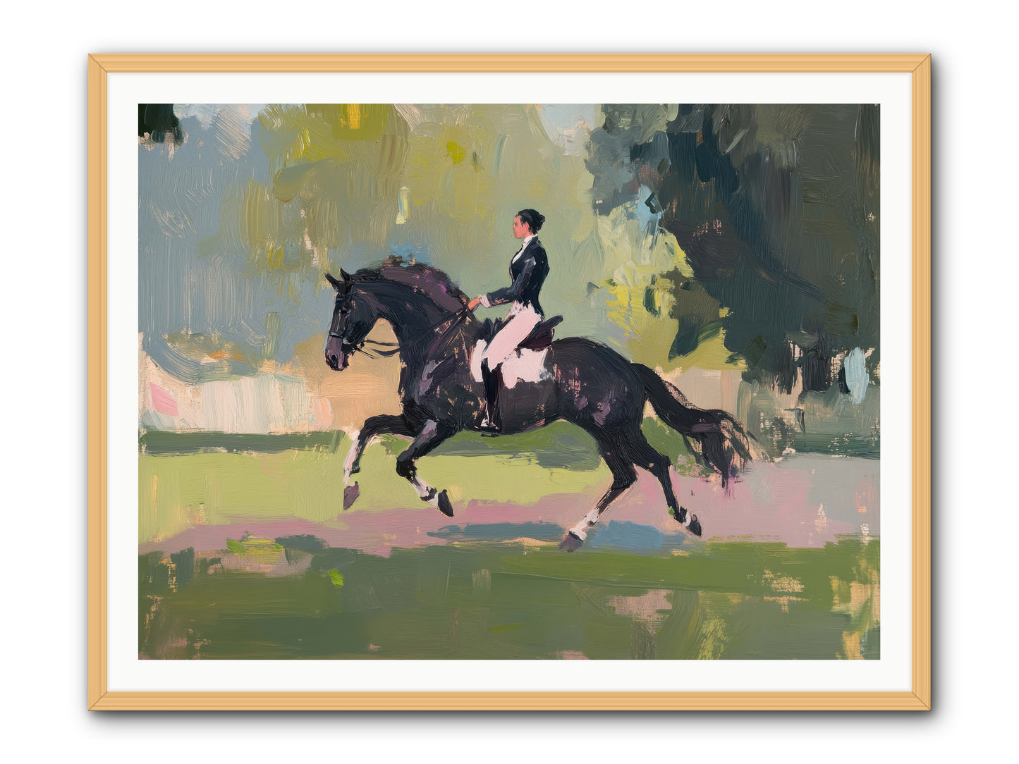 Silken Precision -- Framed Print - Natural 48x36