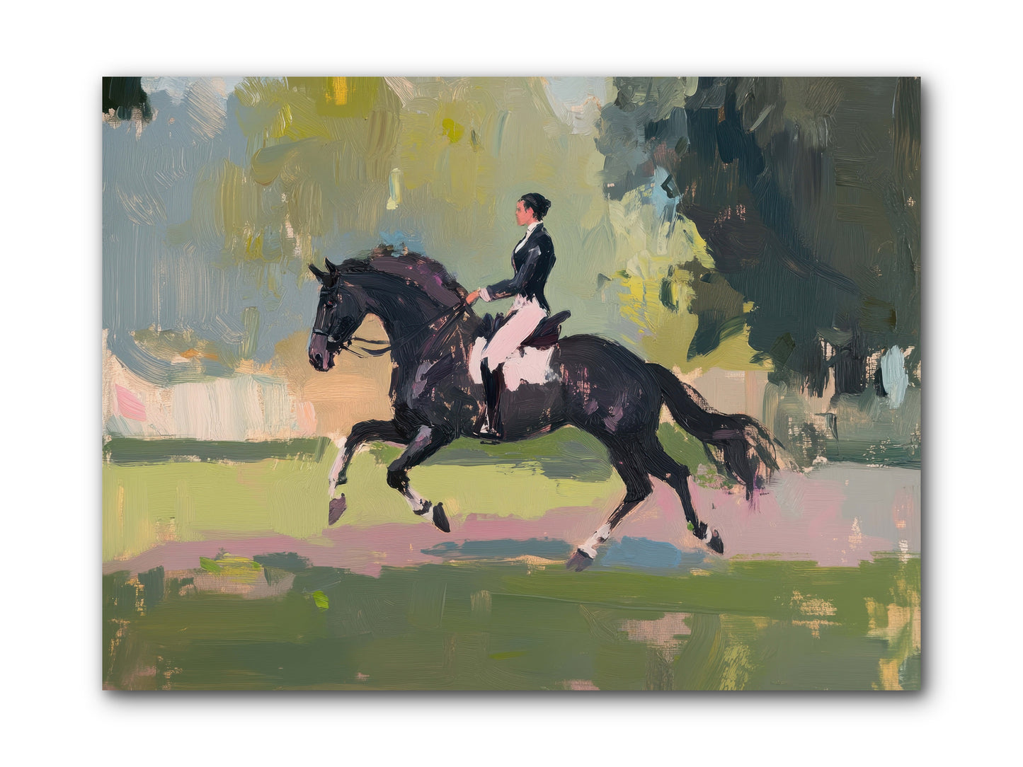 Silken Precision -- Wrapped Canvas 12x9