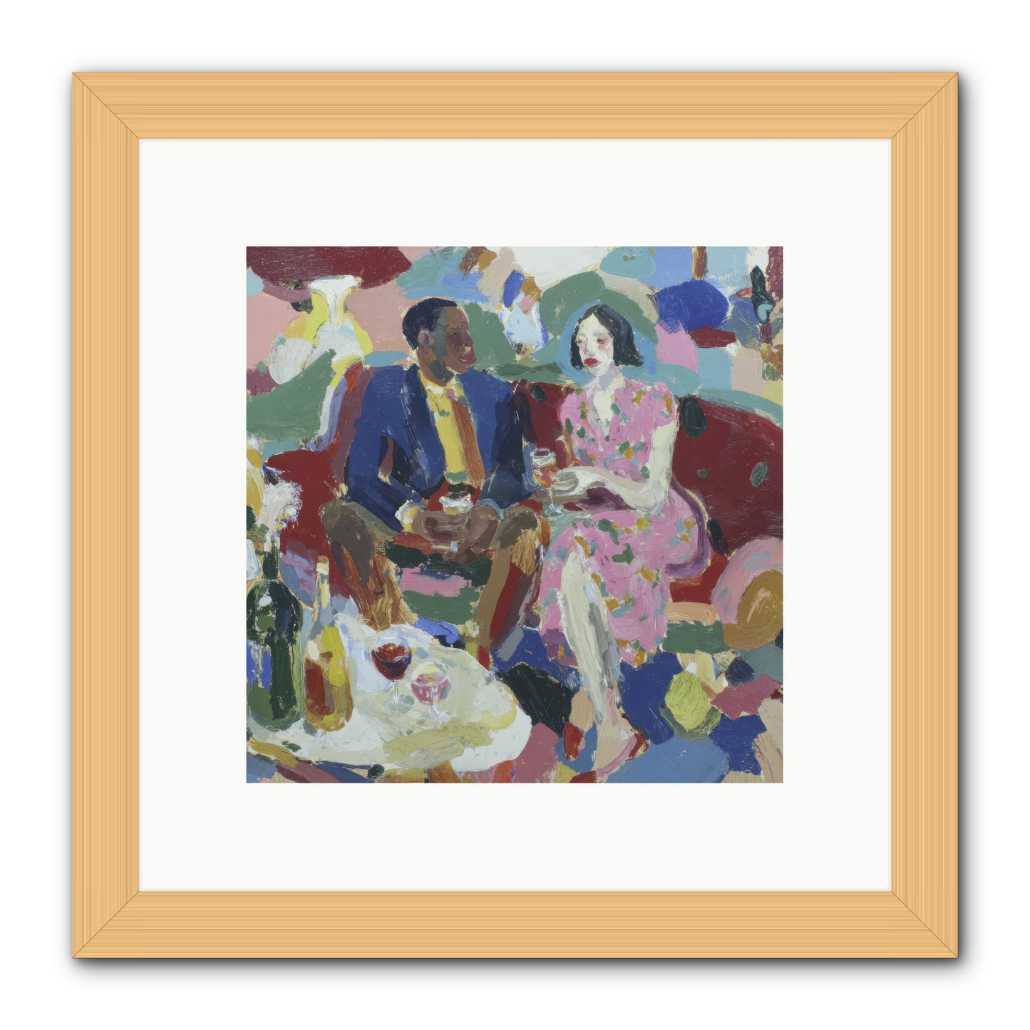 Silkweather -- Framed Print - Natural 10x10