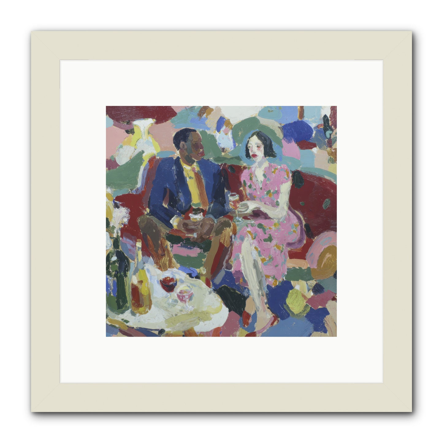 Silkweather -- Framed Print - White 10x10