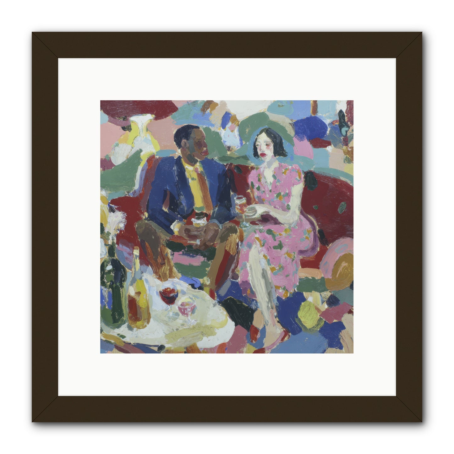 Silkweather -- Framed Print - Black 12x12