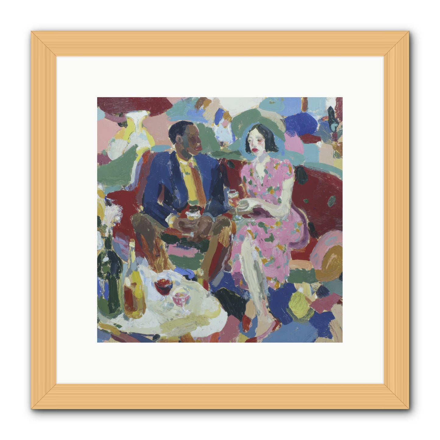 Silkweather -- Framed Print - Natural 12x12