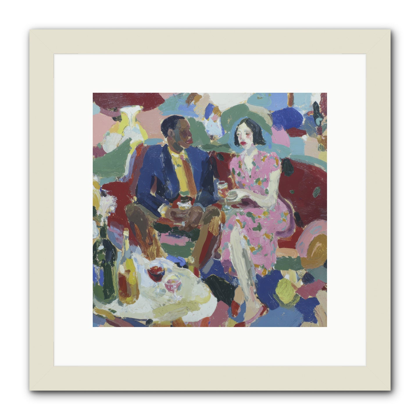 Silkweather -- Framed Print - White 12x12