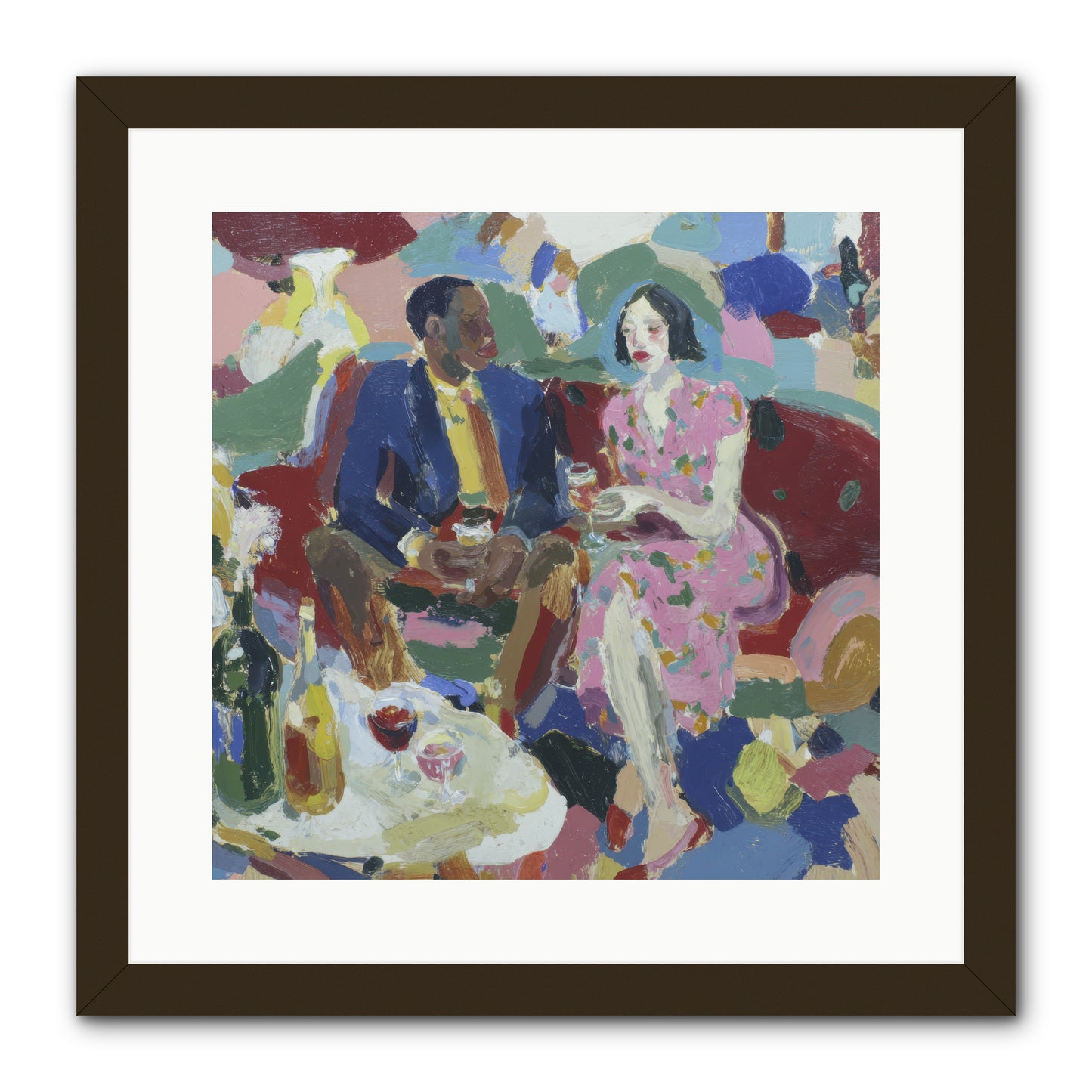 Silkweather -- Framed Print - Black 16x16