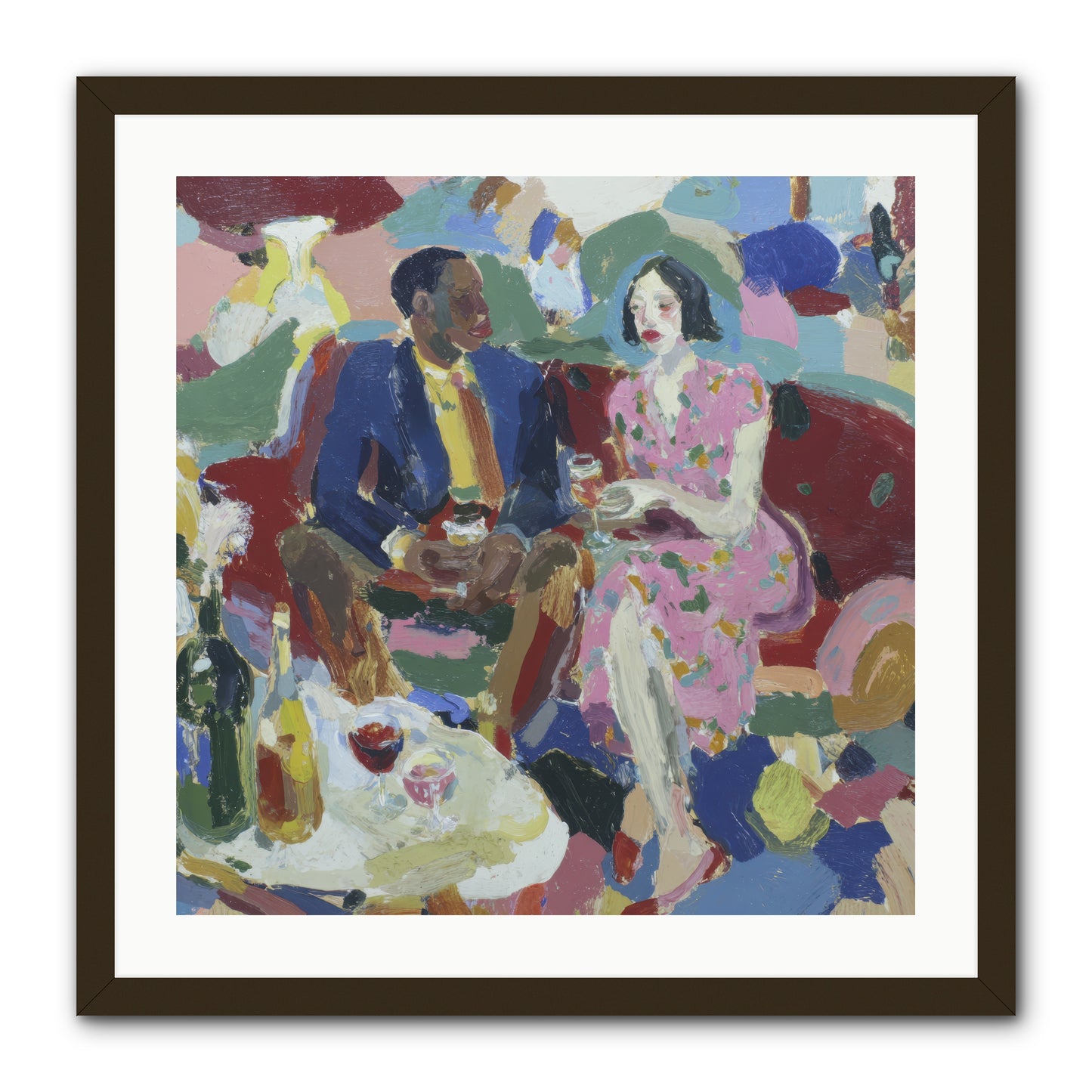 Silkweather -- Framed Print - Black 24x24