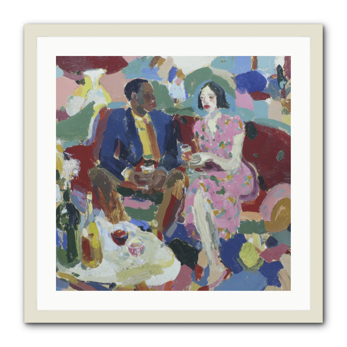 Silkweather -- Framed Print - White 24x24