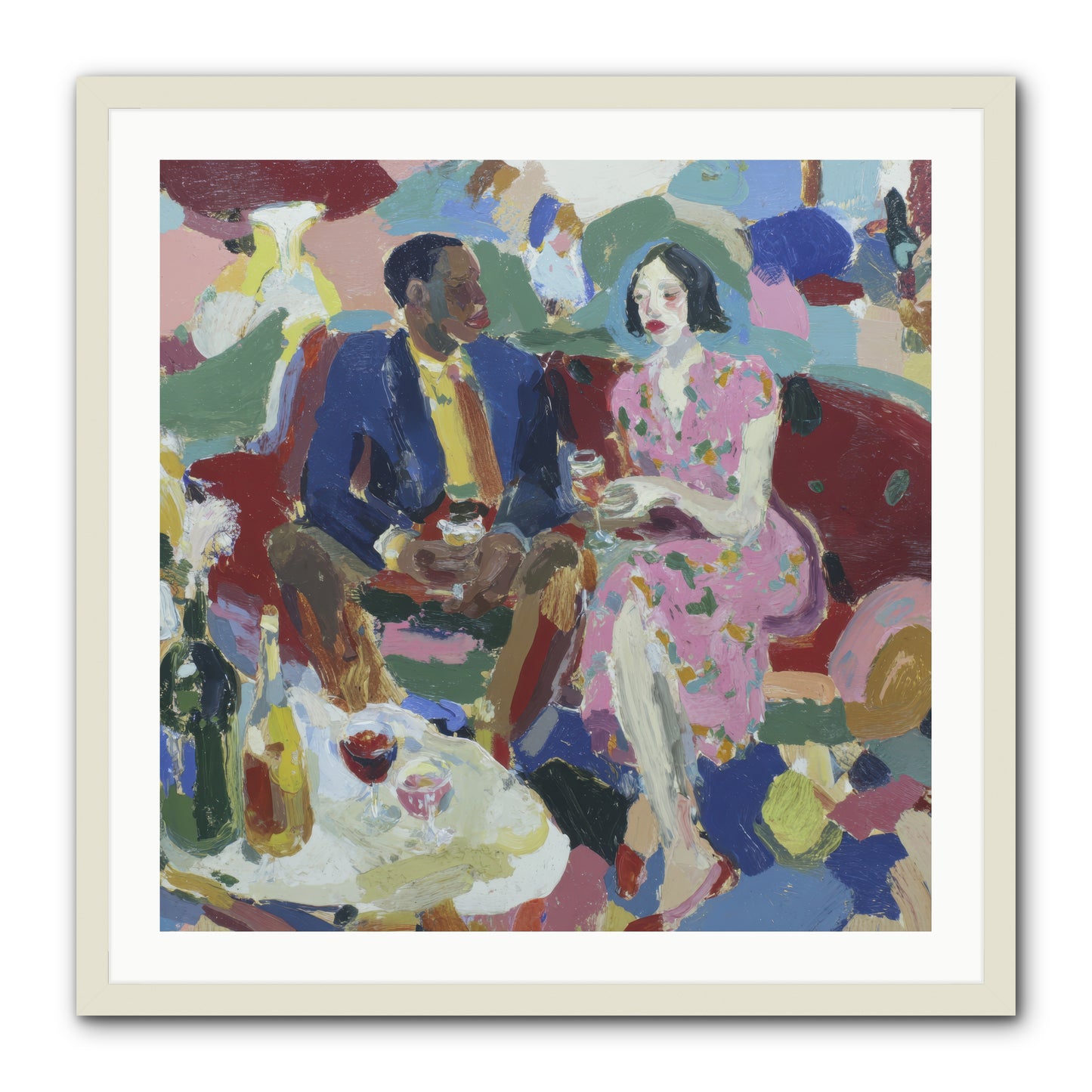 Silkweather -- Framed Print - White 30x30