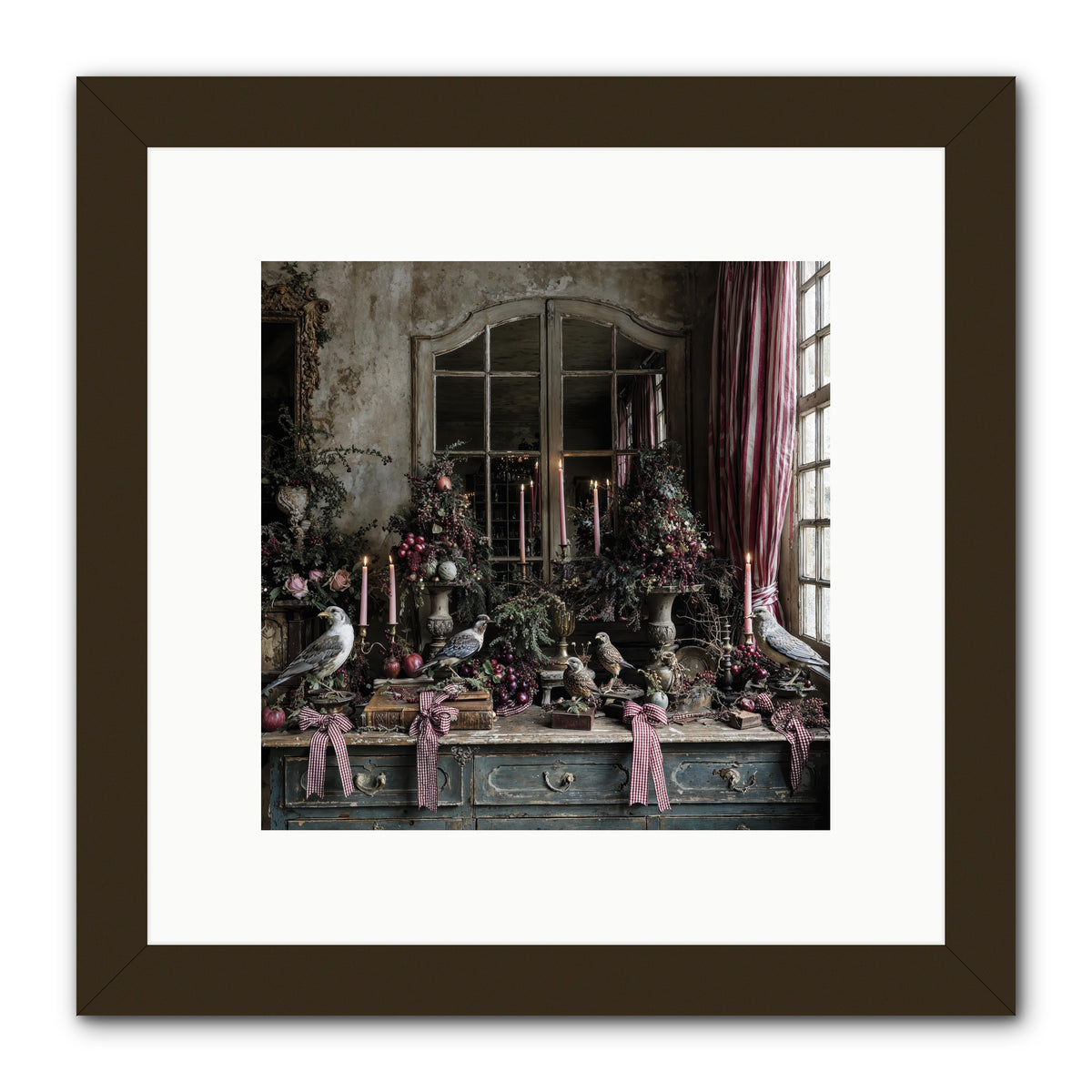 Silver Bells Society -- Framed Print - Black 10x10