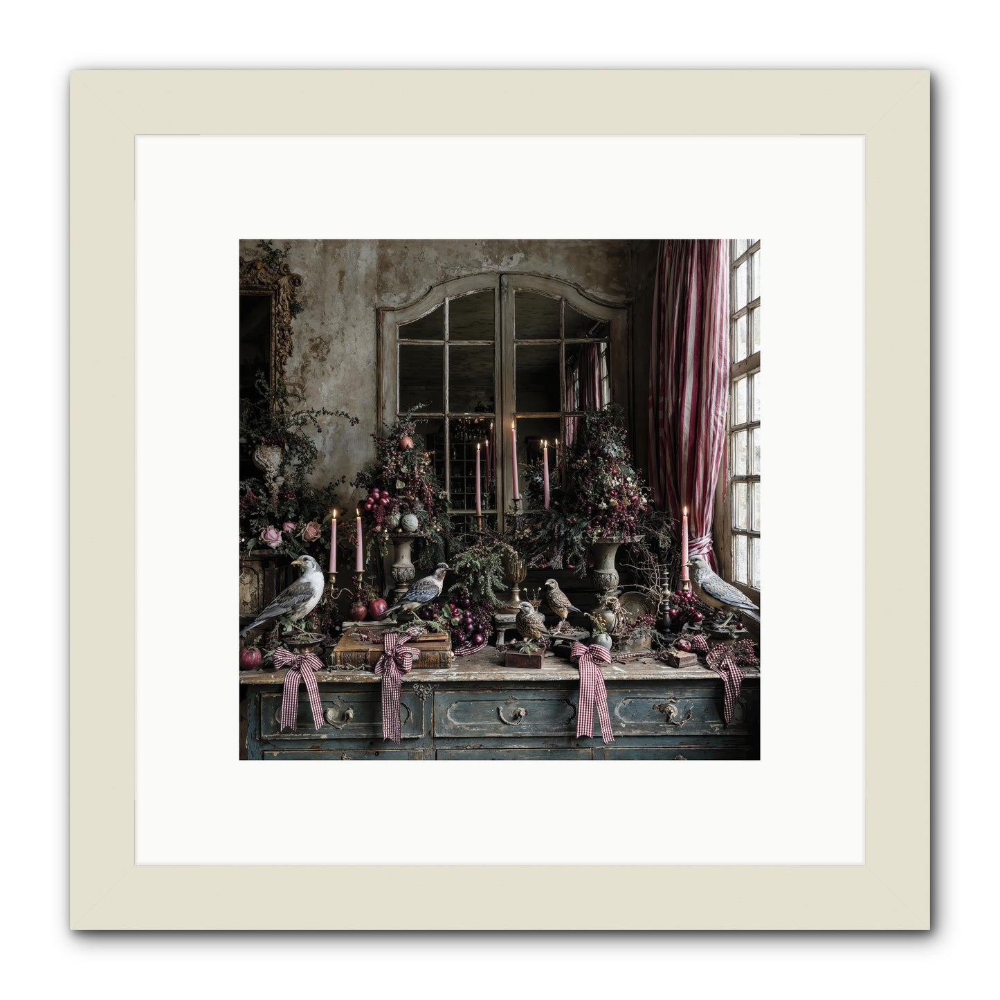 Silver Bells Society -- Framed Print - White 10x10