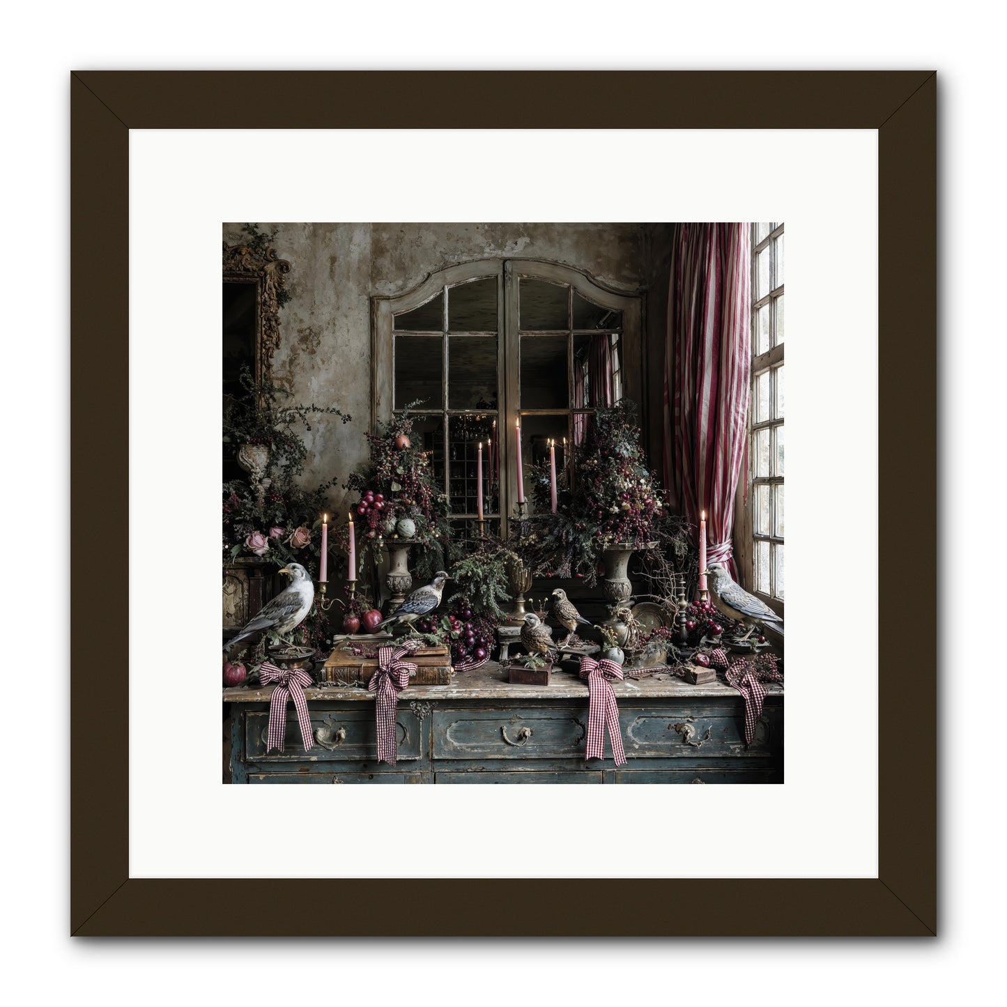 Silver Bells Society -- Framed Print - Black 12x12
