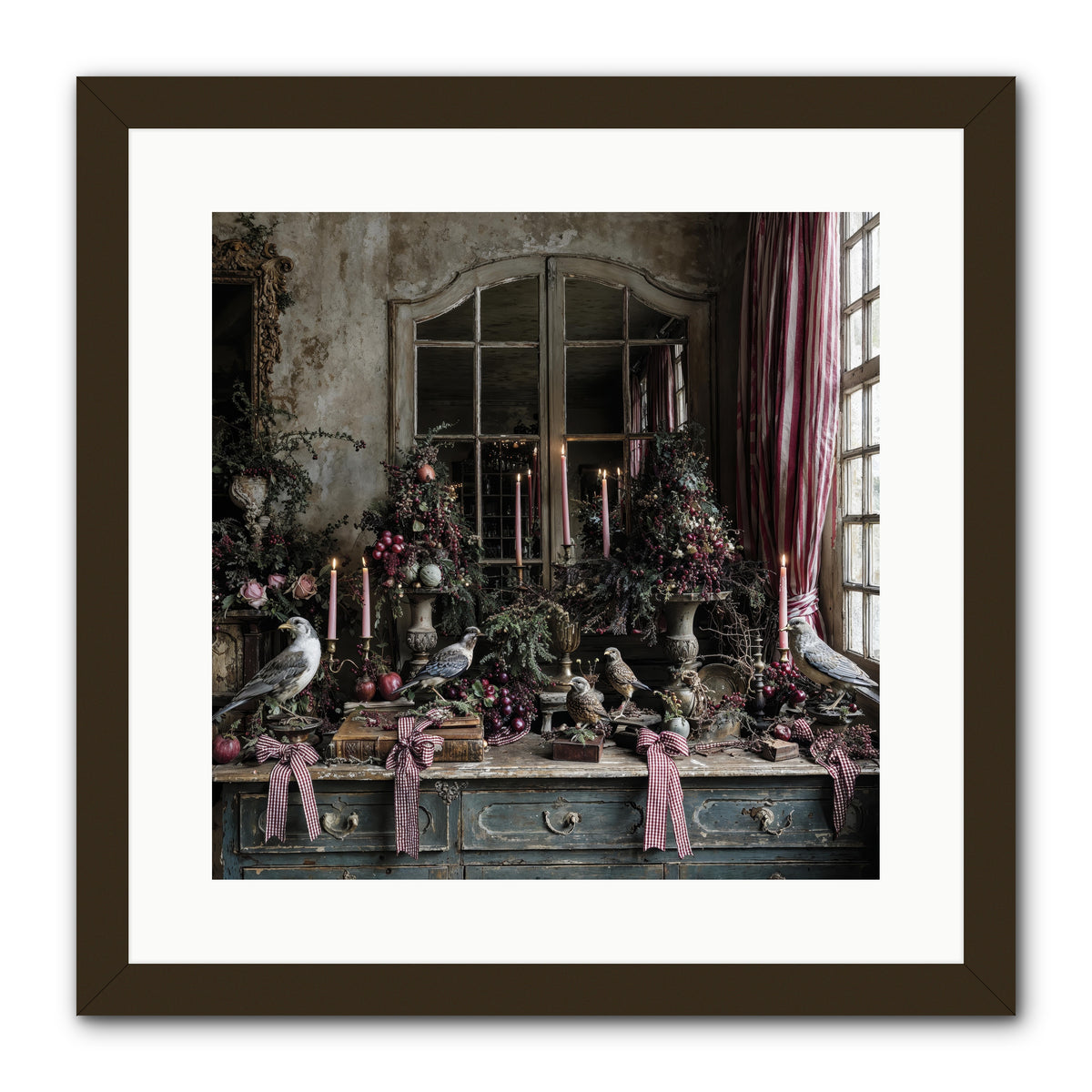 Silver Bells Society -- Framed Print - Black 16x16