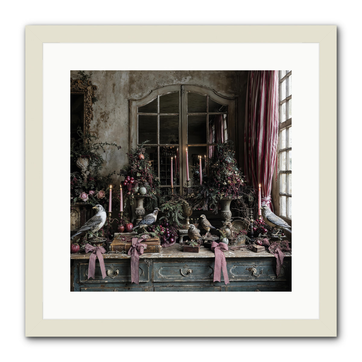 Silver Bells Society -- Framed Print - White 16x16