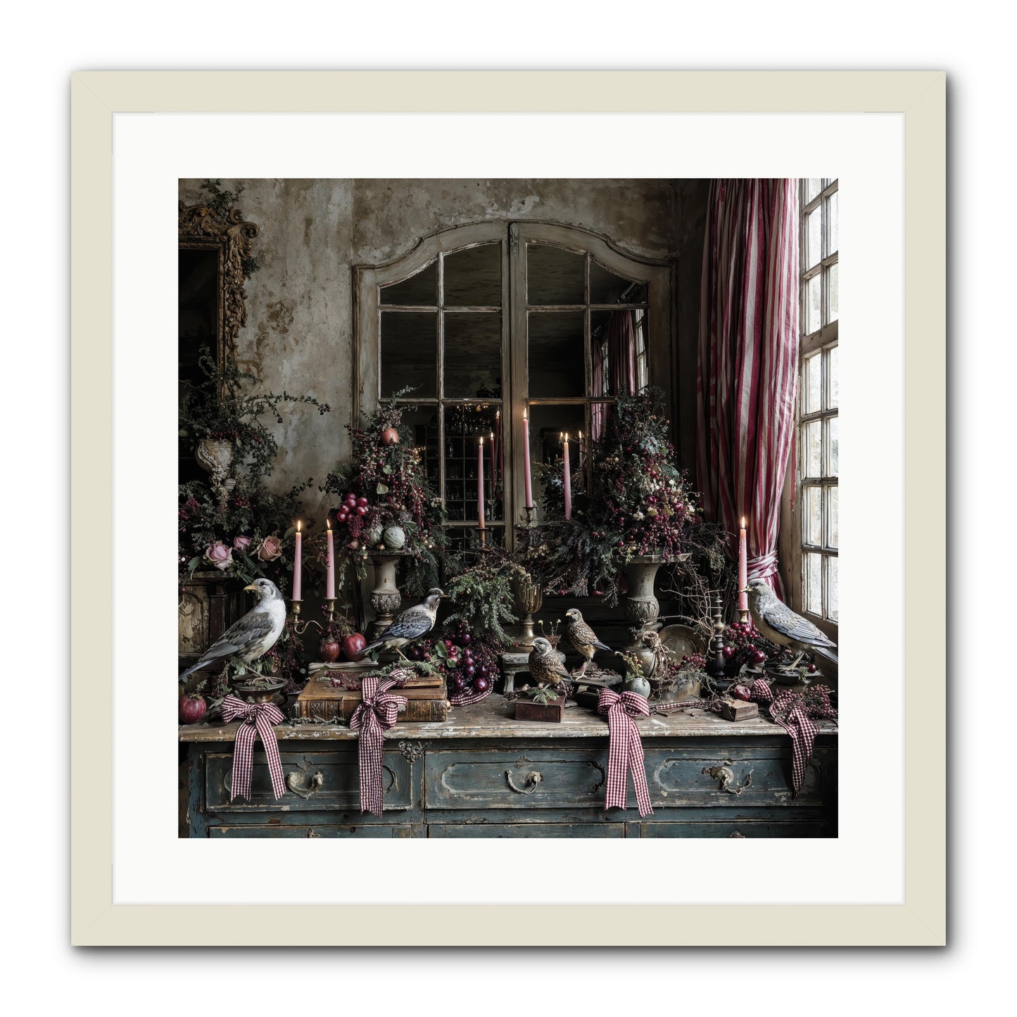 Silver Bells Society -- Framed Print - White 20x20