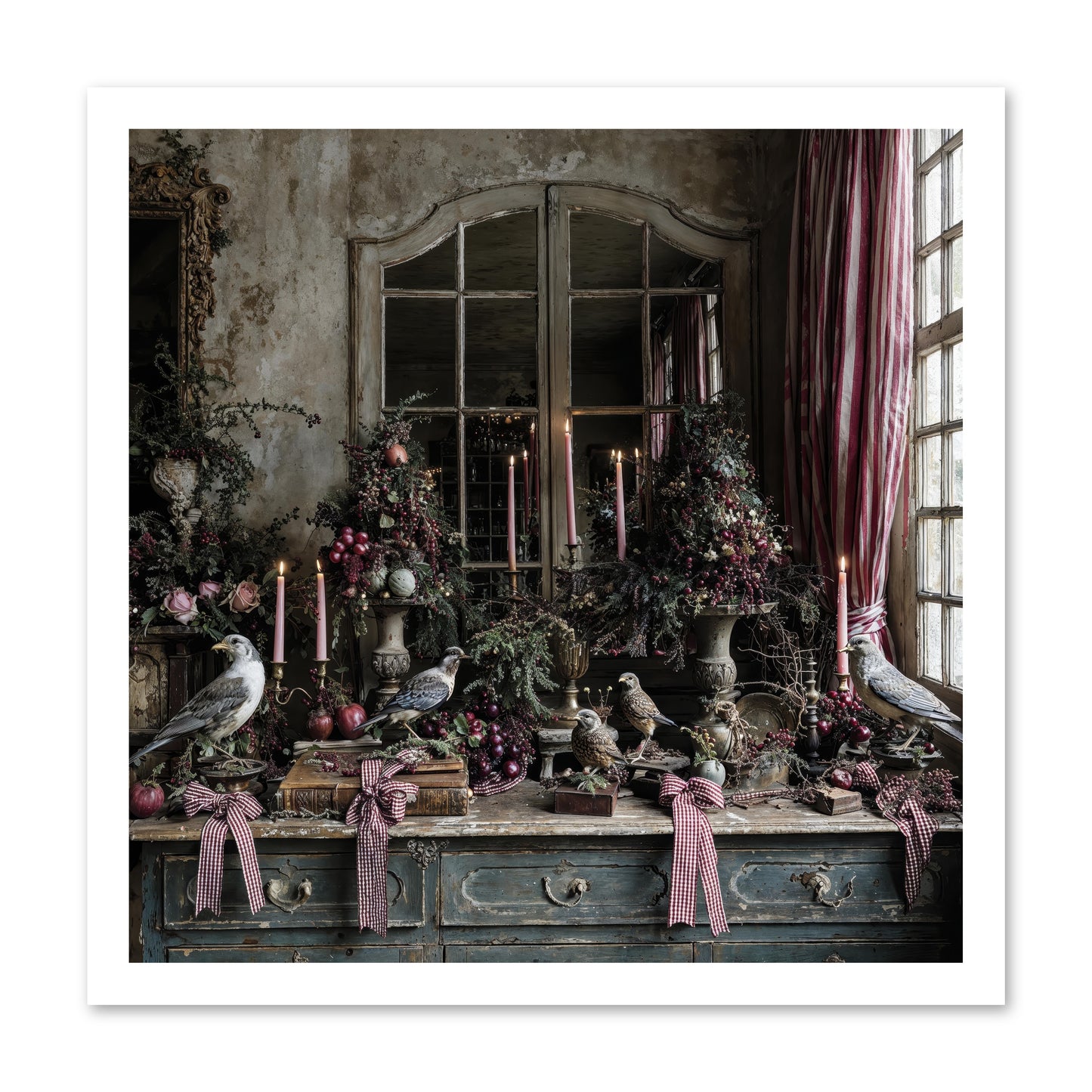 Silver Bells Society -- Loose Canvas Print 20x20