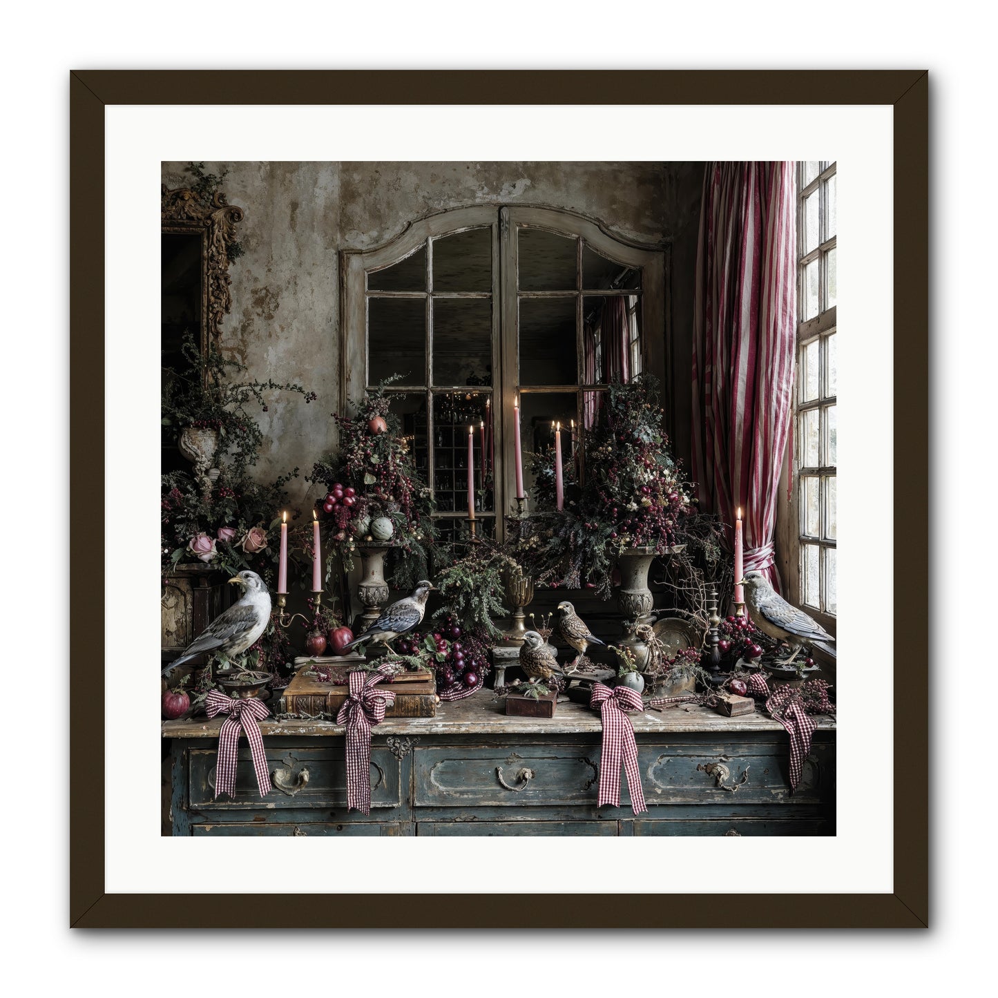 Silver Bells Society -- Framed Print - Black 24x24