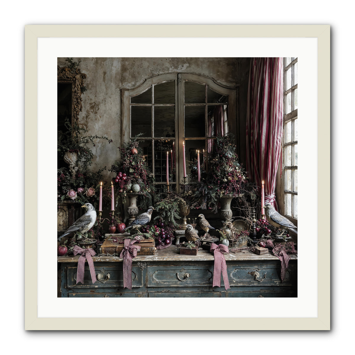 Silver Bells Society -- Framed Print - White 24x24