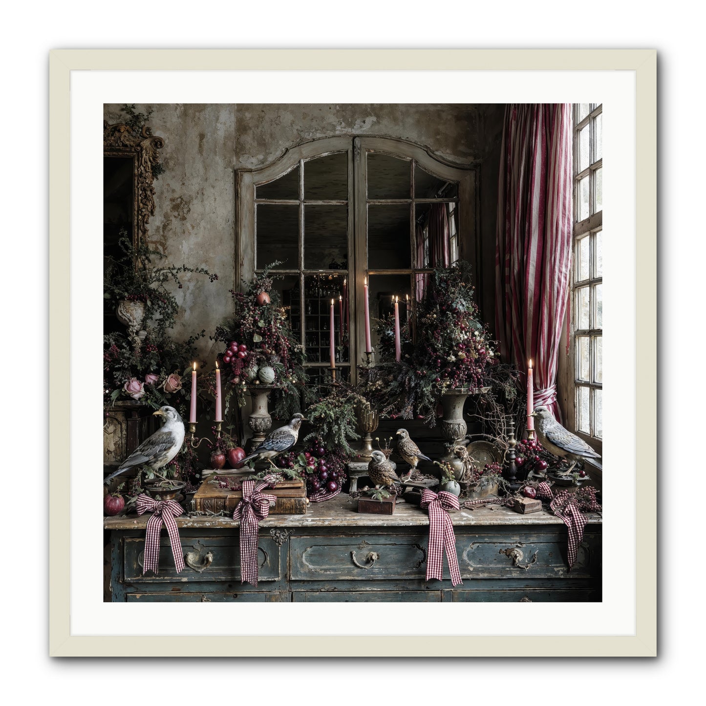 Silver Bells Society -- Framed Print - White 30x30