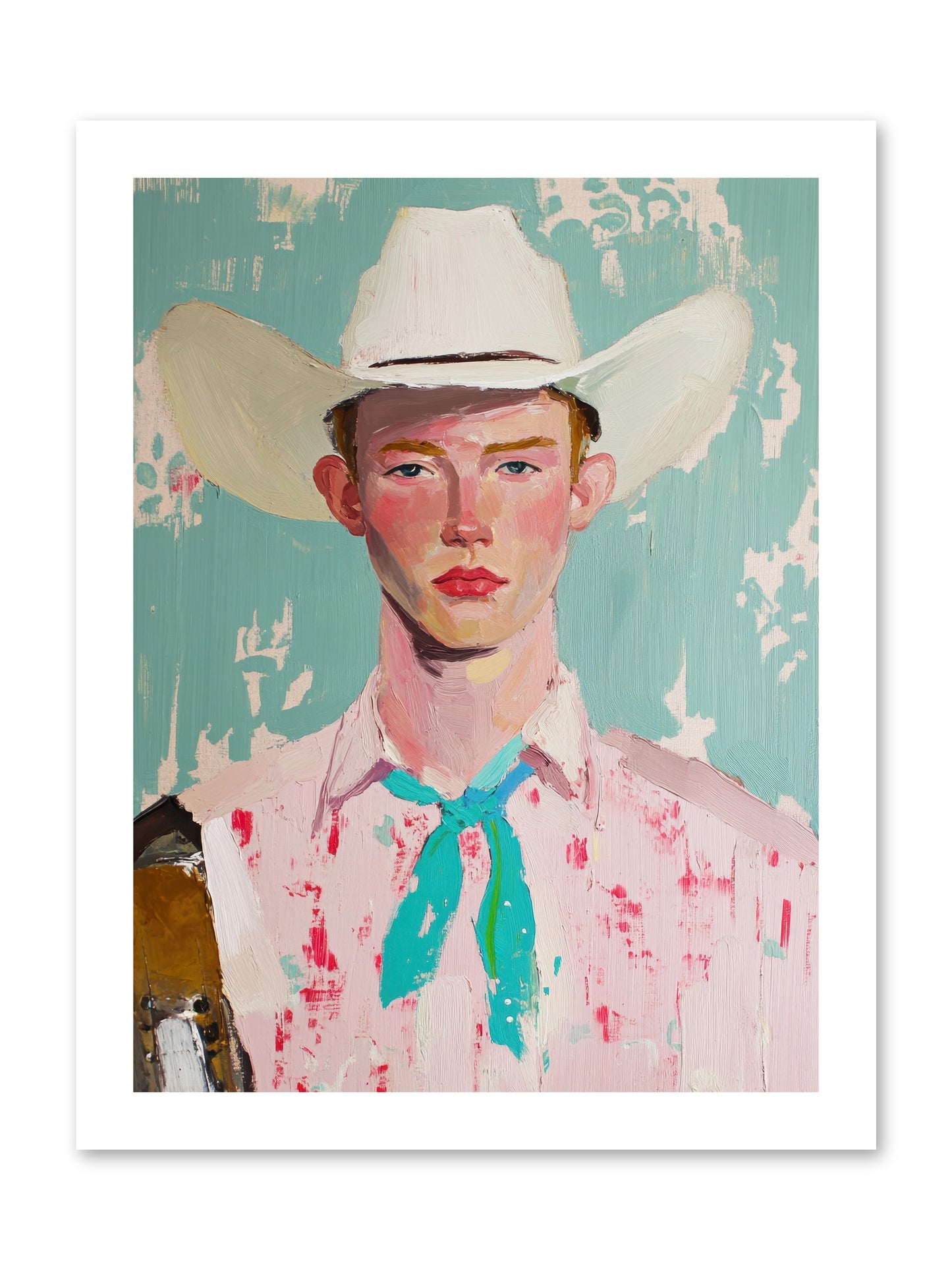 Silver Buckle -- Loose Canvas Print 12x16