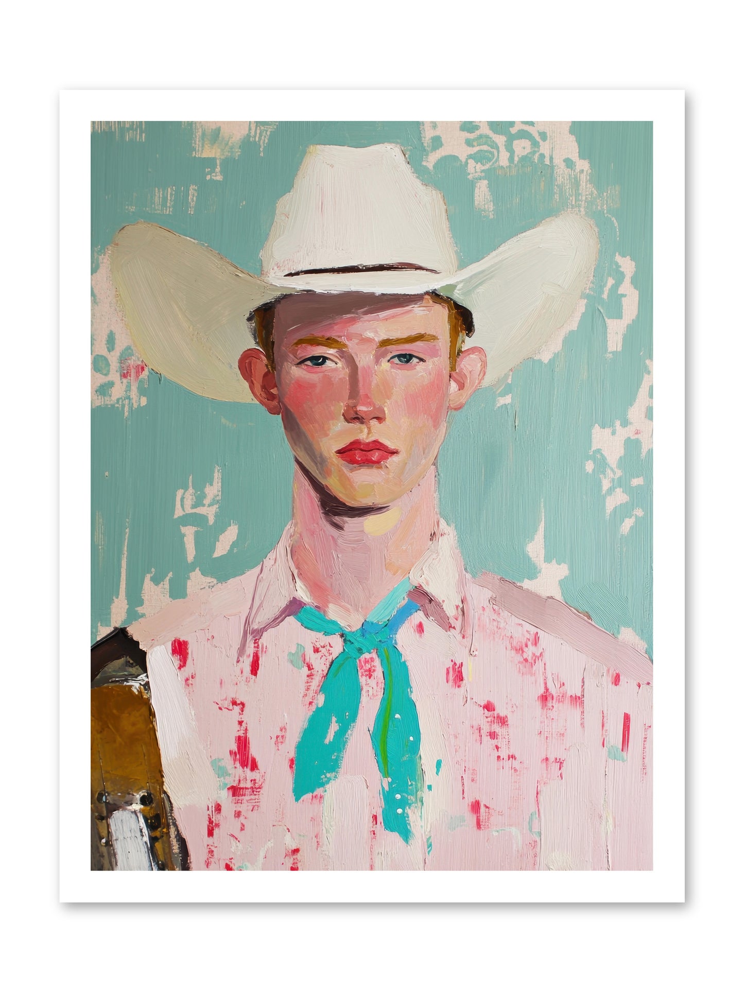 Silver Buckle -- Loose Canvas Print 18x24