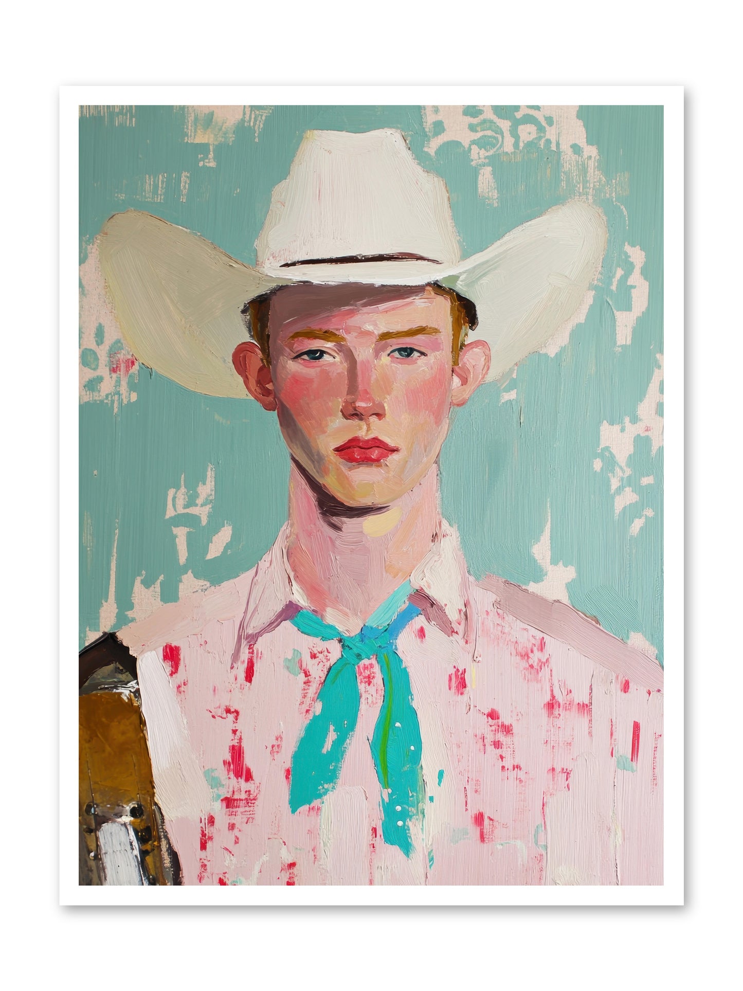 Silver Buckle -- Paper Print 30x40