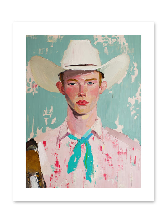 Silver Buckle -- Paper Print 9x12