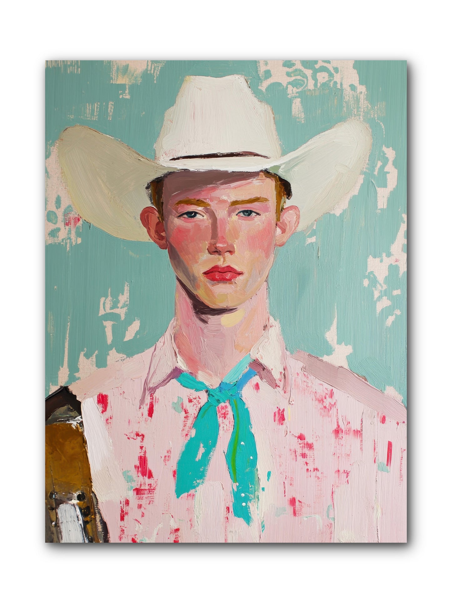 Silver Buckle -- Wrapped Canvas 9x12