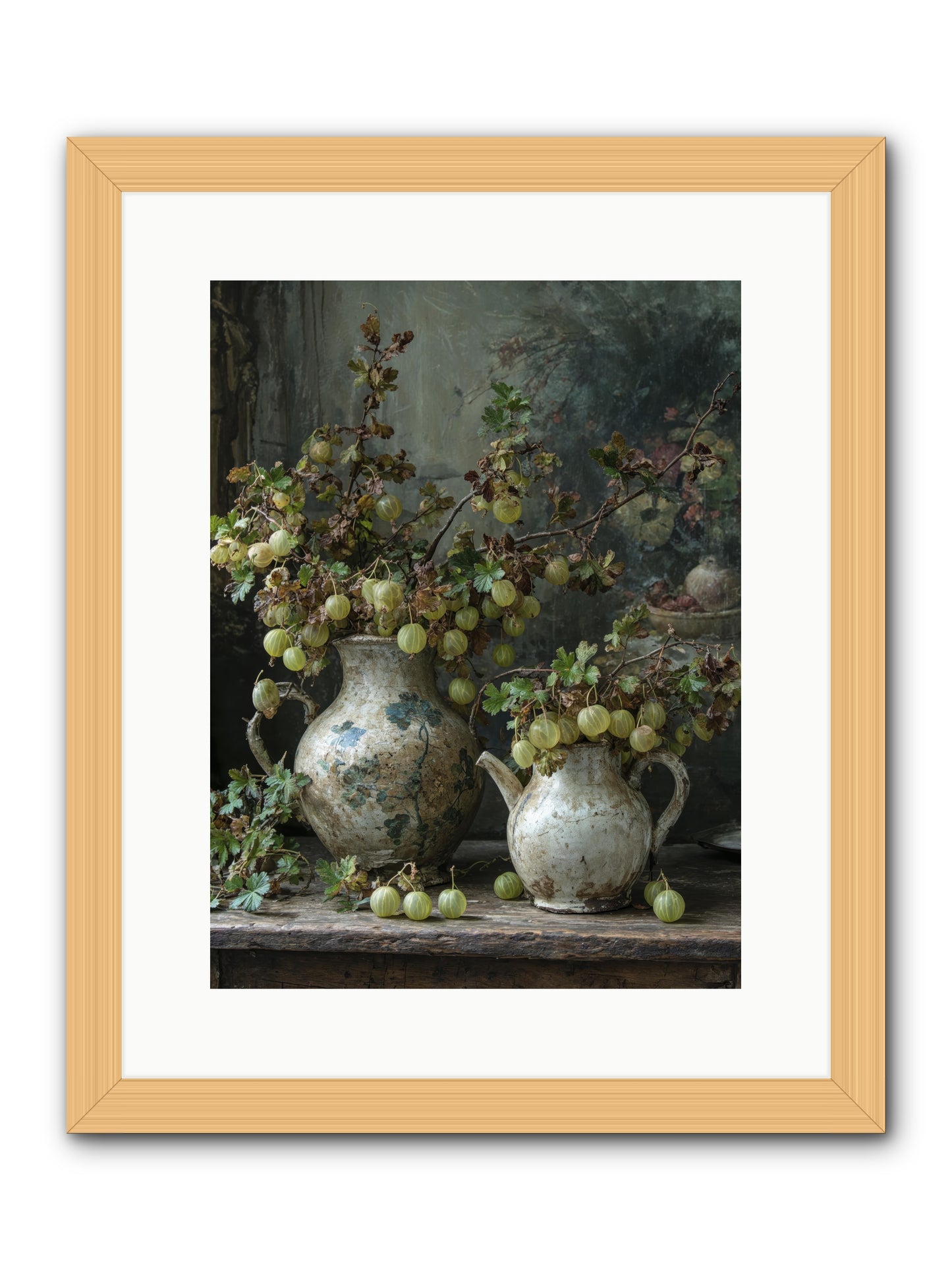 Silver Lining -- Framed Print - Natural 12x16