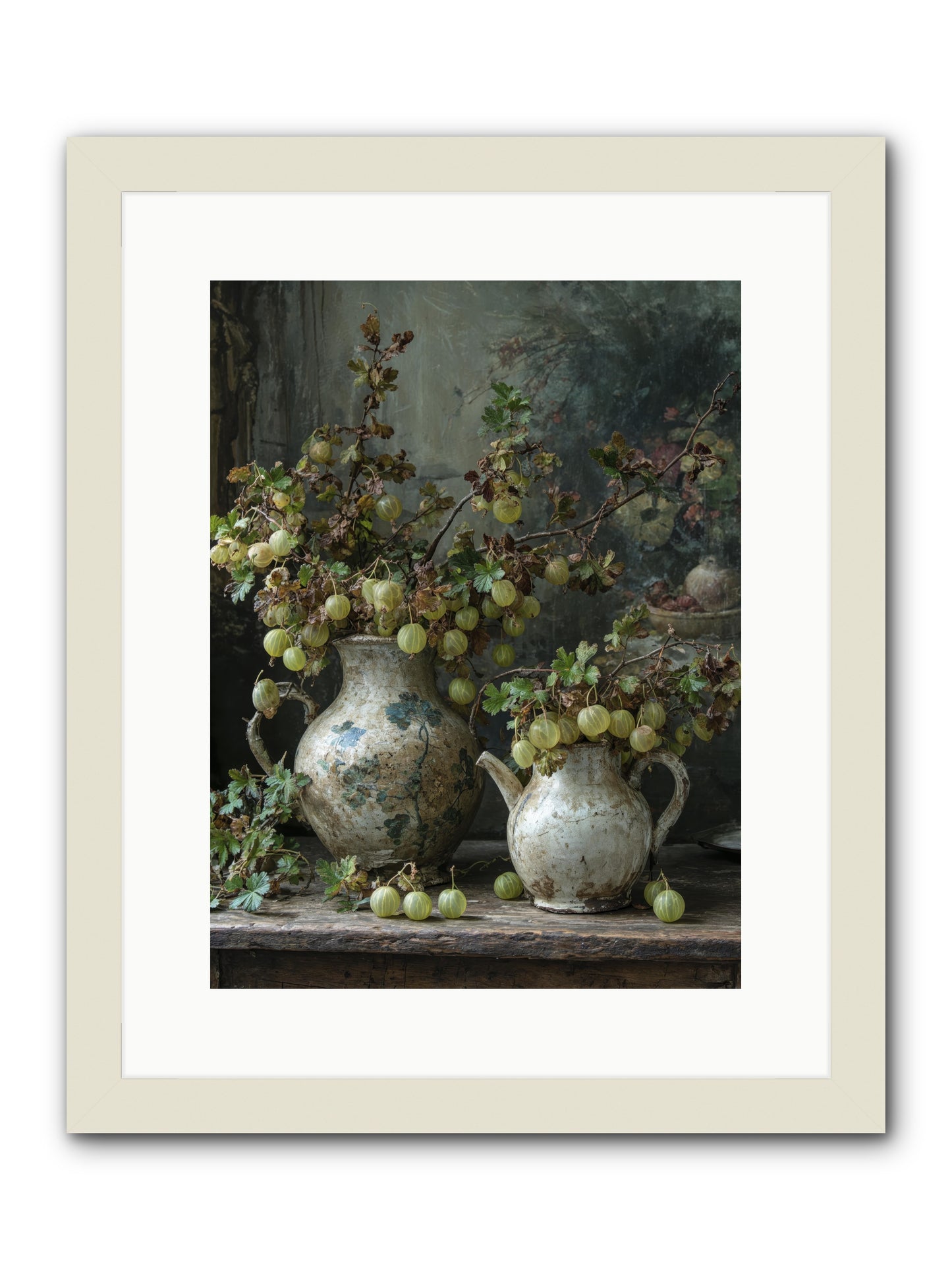 Silver Lining -- Framed Print - White 12x16