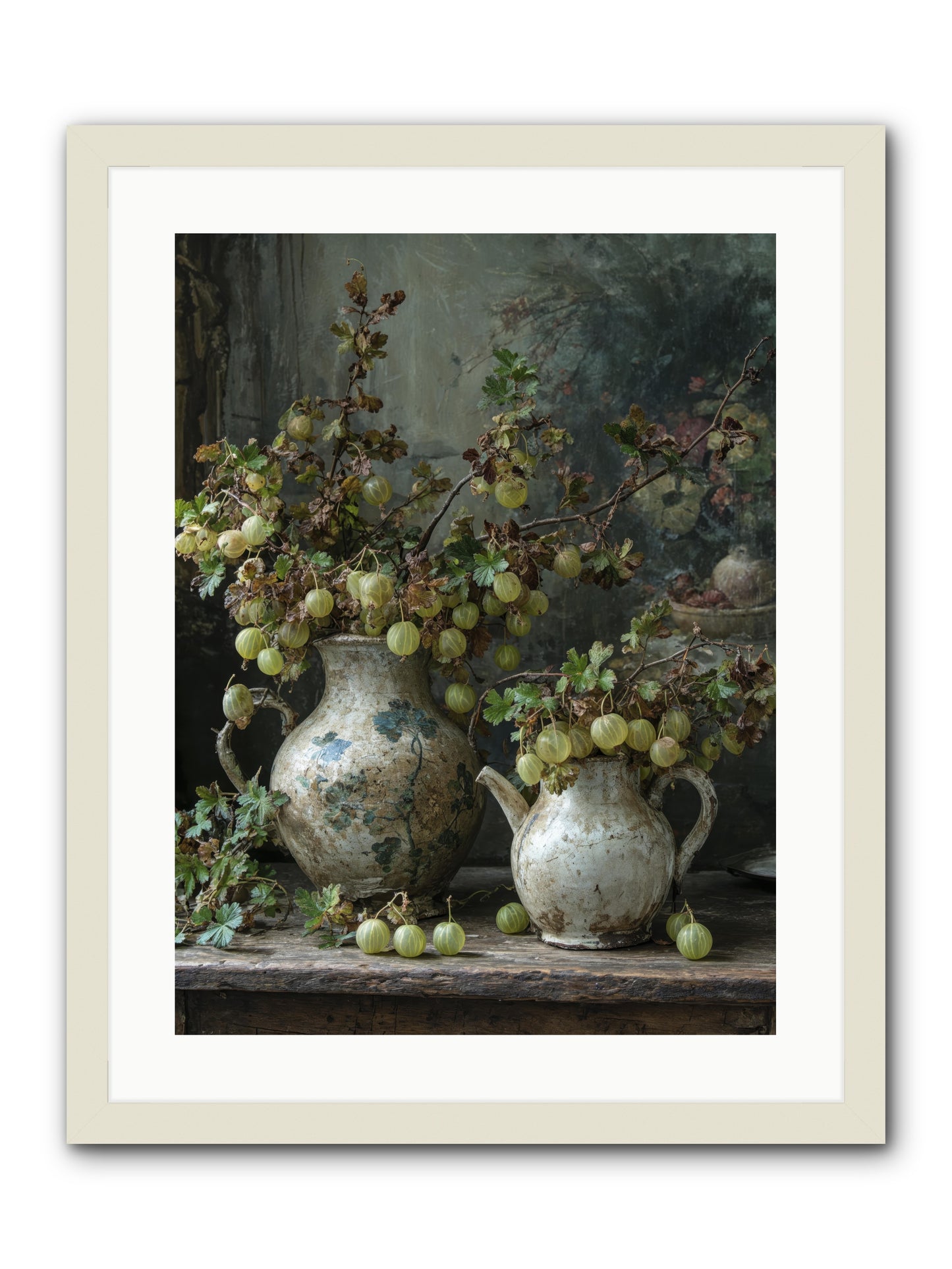 Silver Lining -- Framed Print - White 18x24