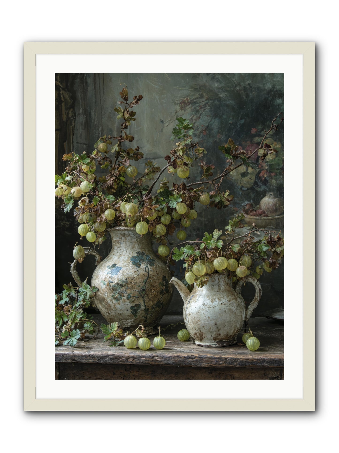 Silver Lining -- Framed Print - White 24x32