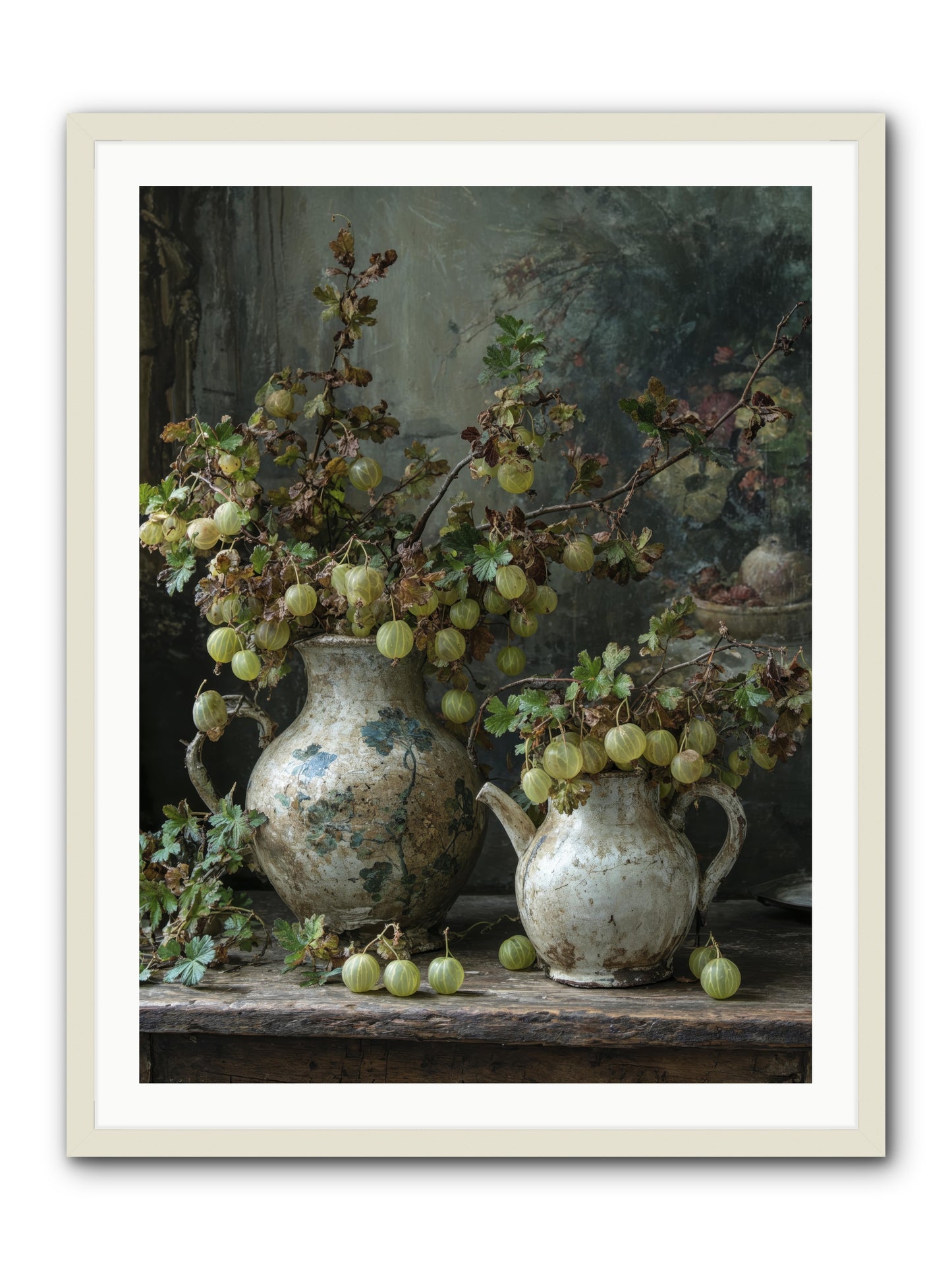 Silver Lining -- Framed Print - White 30x40