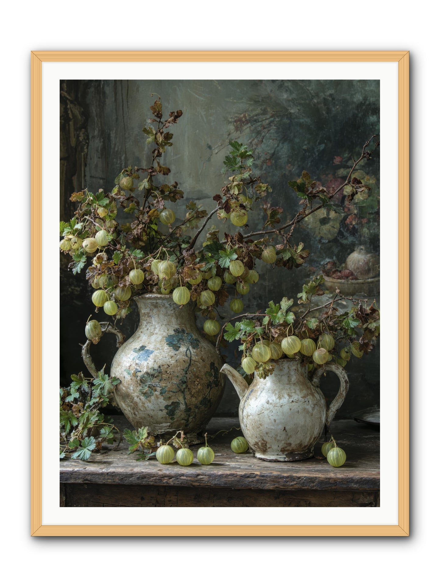 Silver Lining -- Framed Print - Natural 36x48