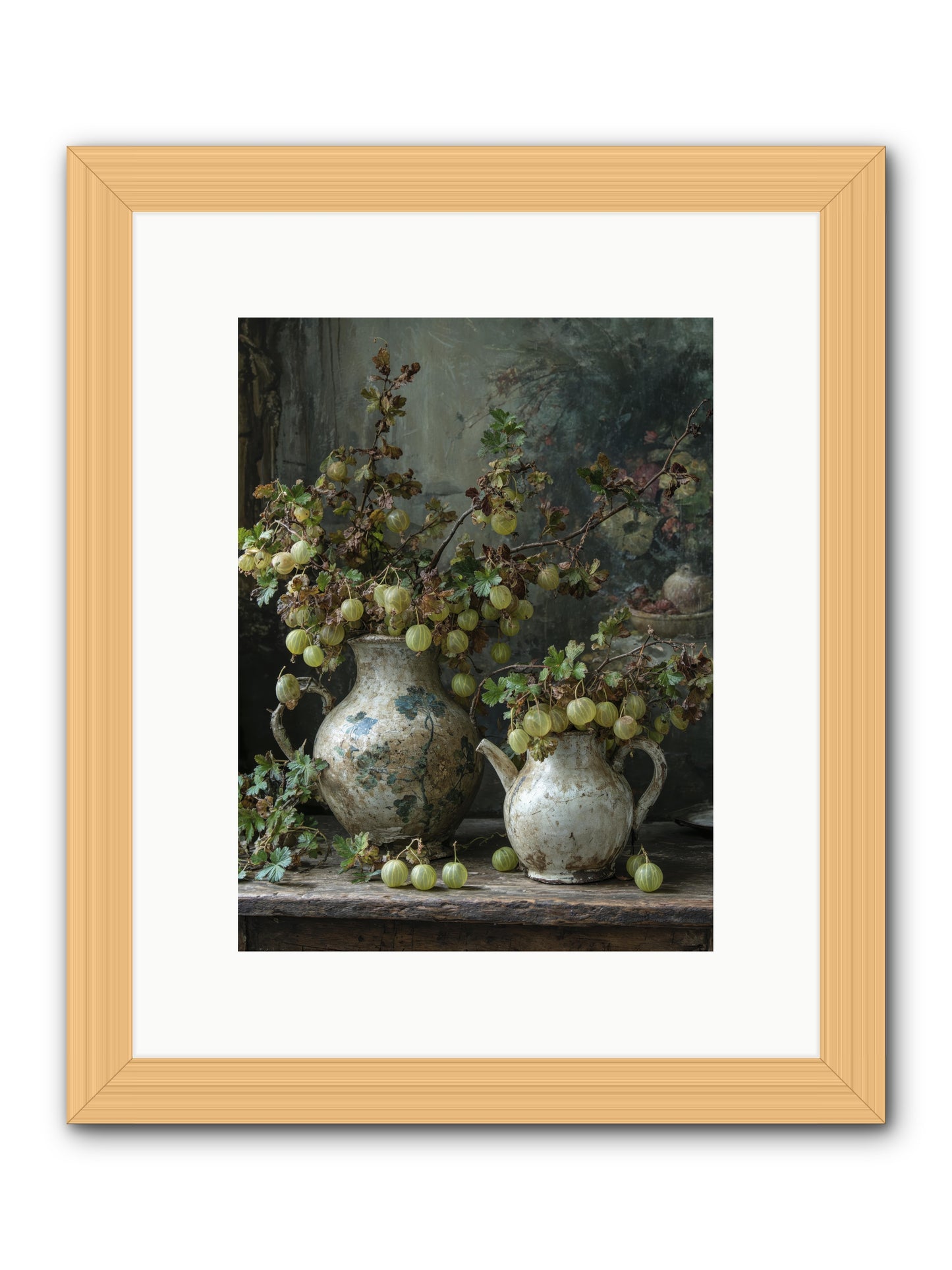 Silver Lining -- Framed Print - Natural 9x12