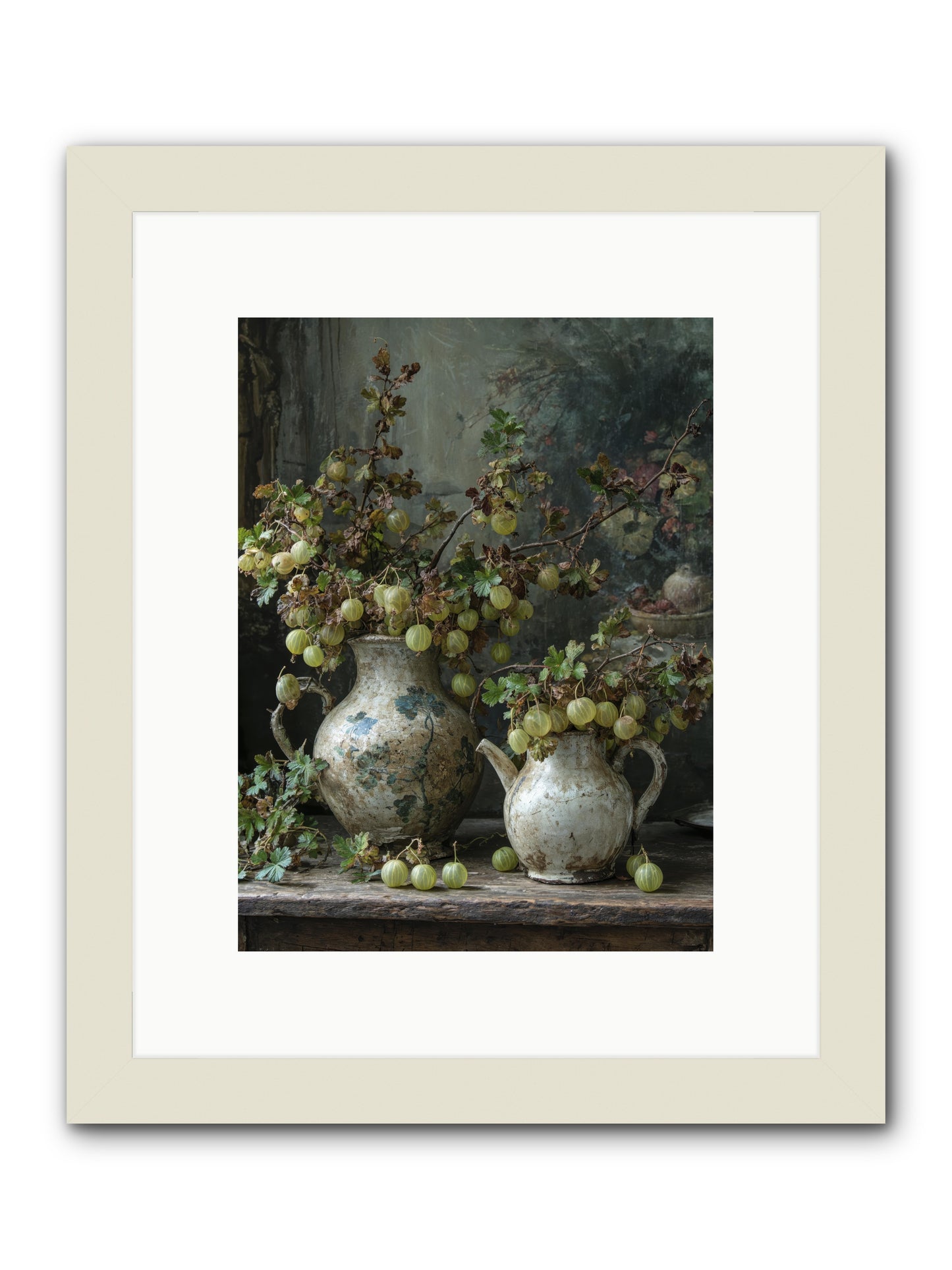 Silver Lining -- Framed Print - White 9x12
