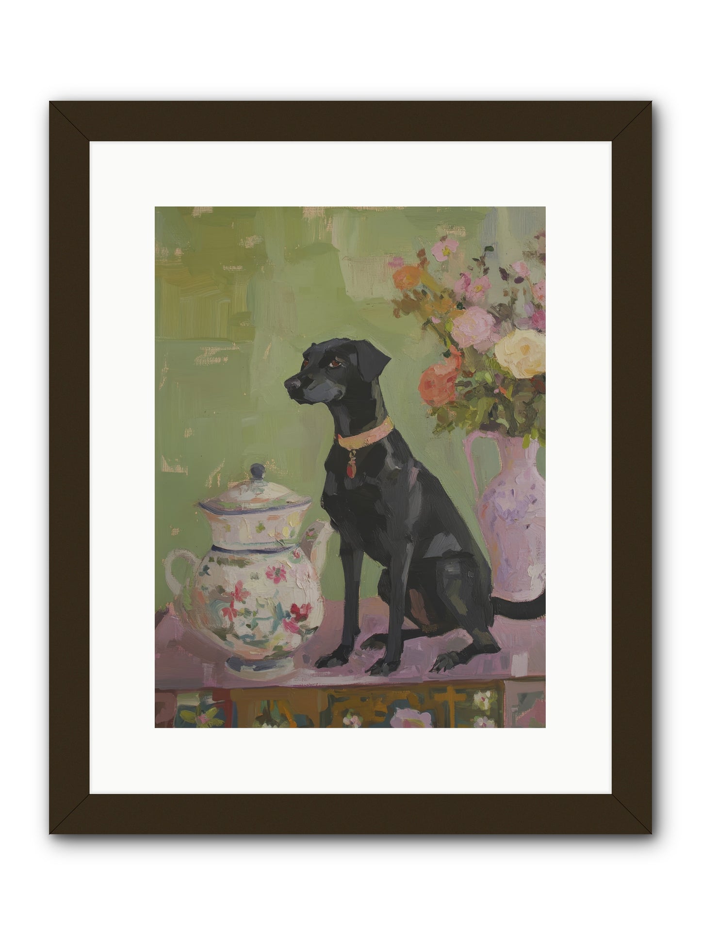 Silver Spoon -- Framed Print - Black 12x16