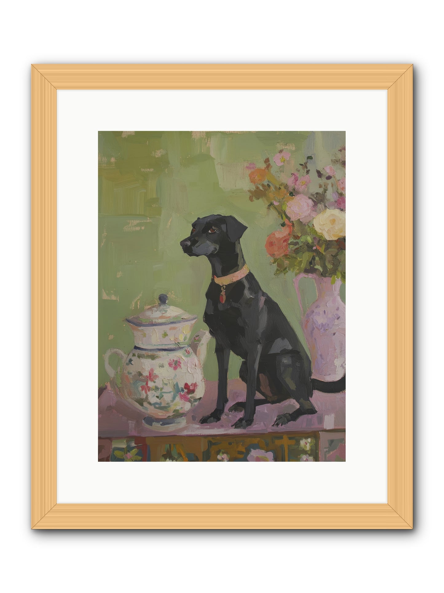 Silver Spoon -- Framed Print - Natural 12x16