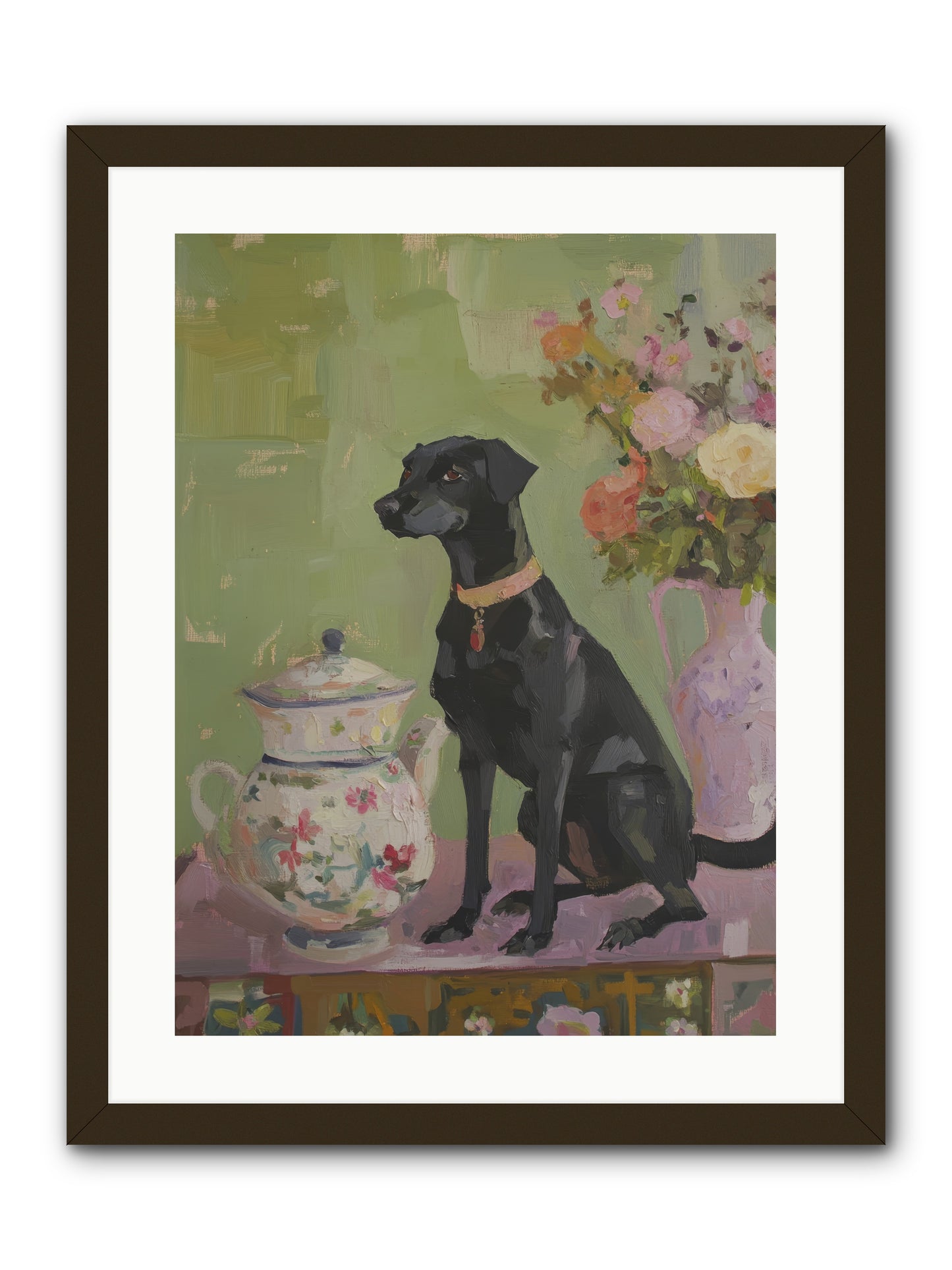 Silver Spoon -- Framed Print - Black 18x24