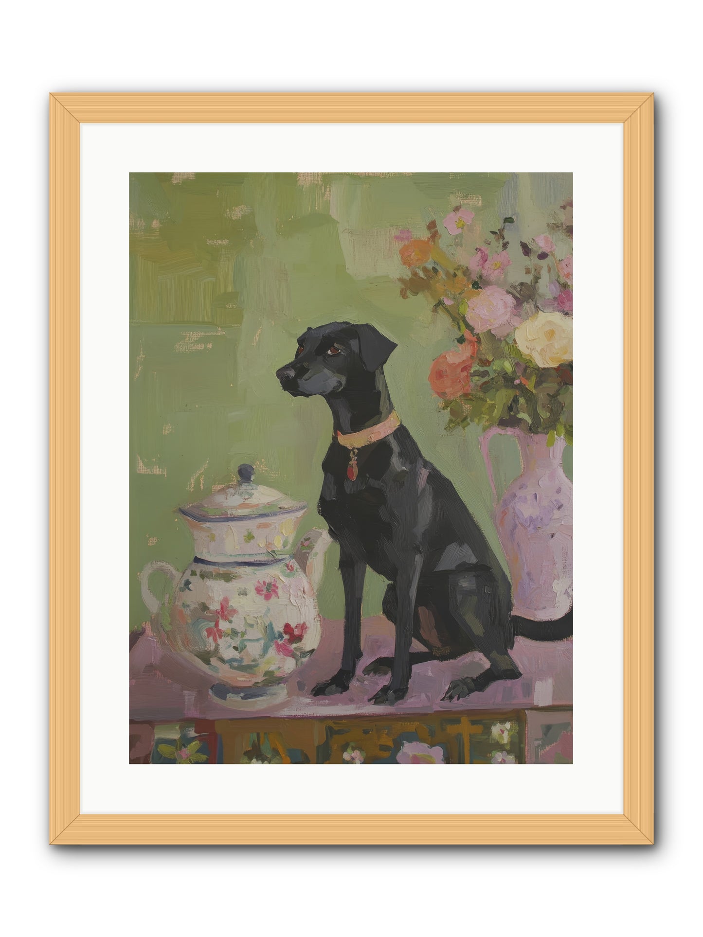 Silver Spoon -- Framed Print - Natural 18x24