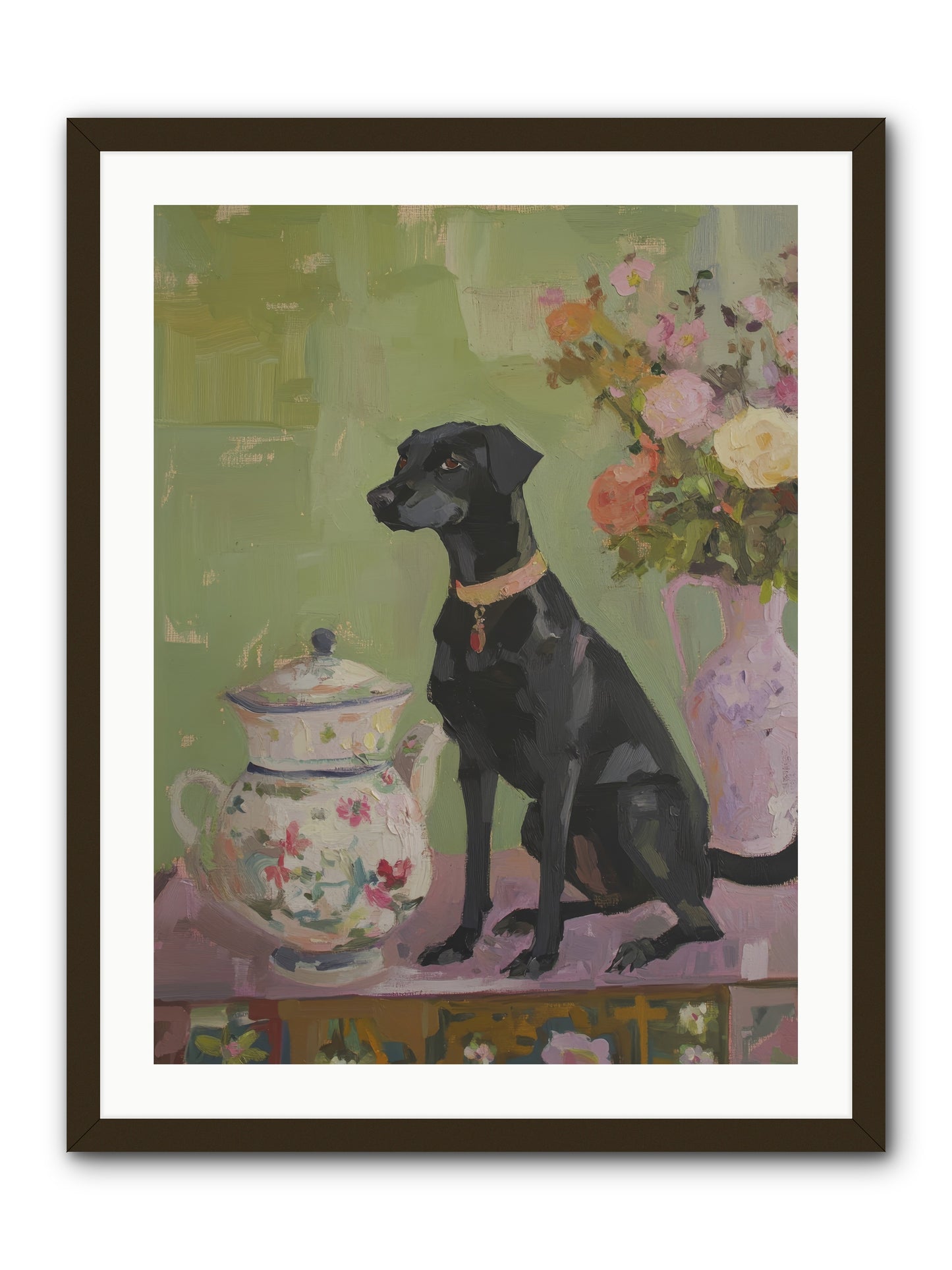 Silver Spoon -- Framed Print - Black 24x32