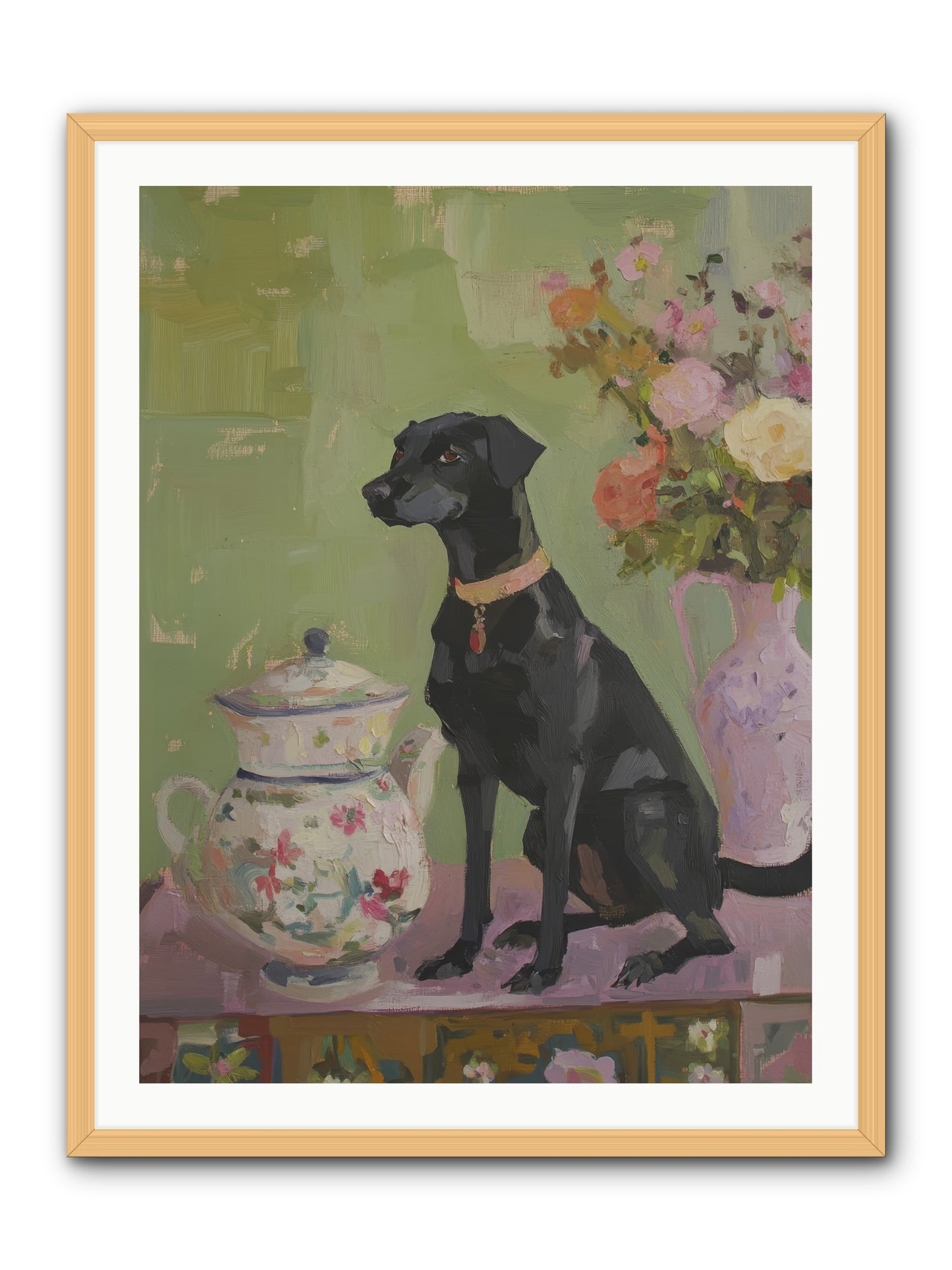 Silver Spoon -- Framed Print - Natural 30x40