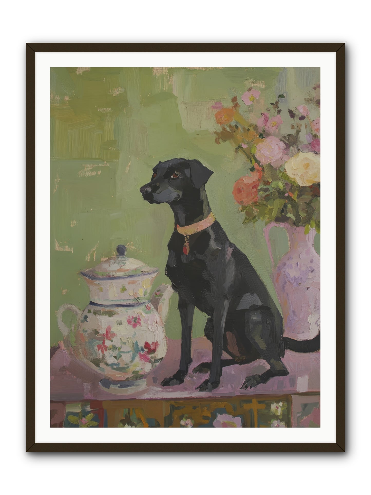 Silver Spoon -- Framed Print - Black 36x48
