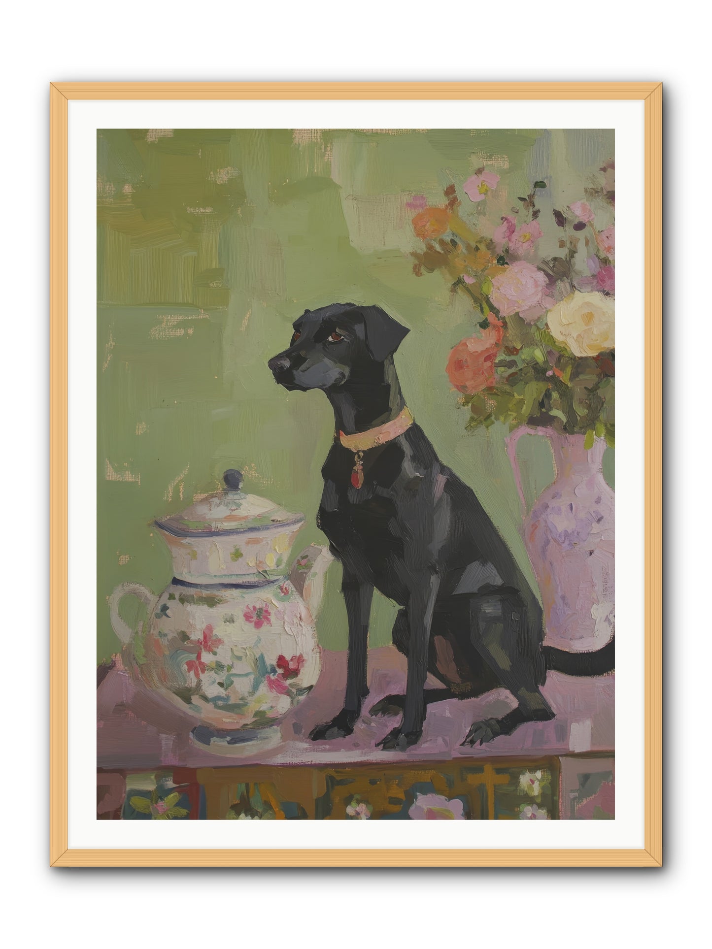 Silver Spoon -- Framed Print - Natural 36x48