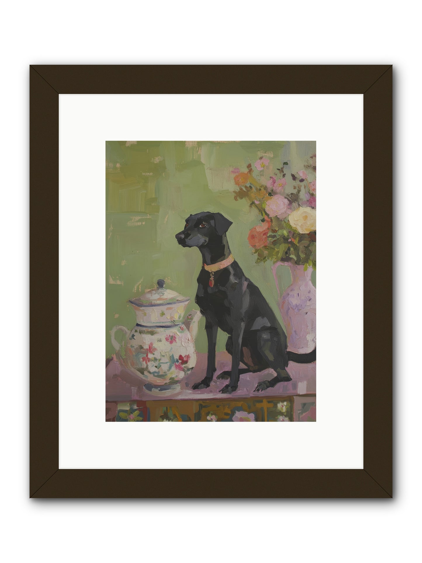Silver Spoon -- Framed Print - Black 9x12