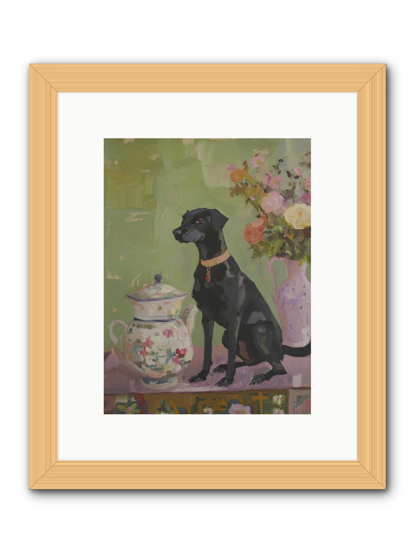Silver Spoon -- Framed Print - Natural 9x12