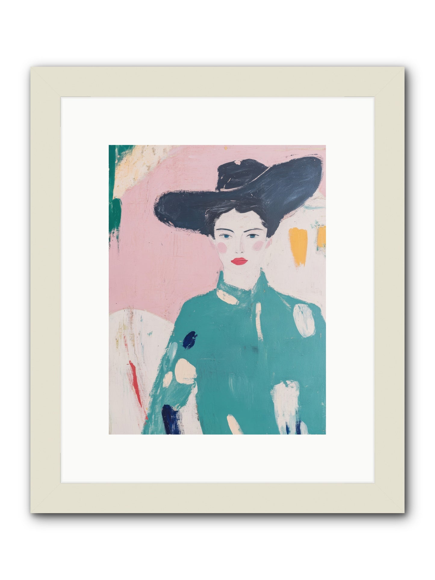 Silver Spur Starlet -- Framed Print - White 9x12