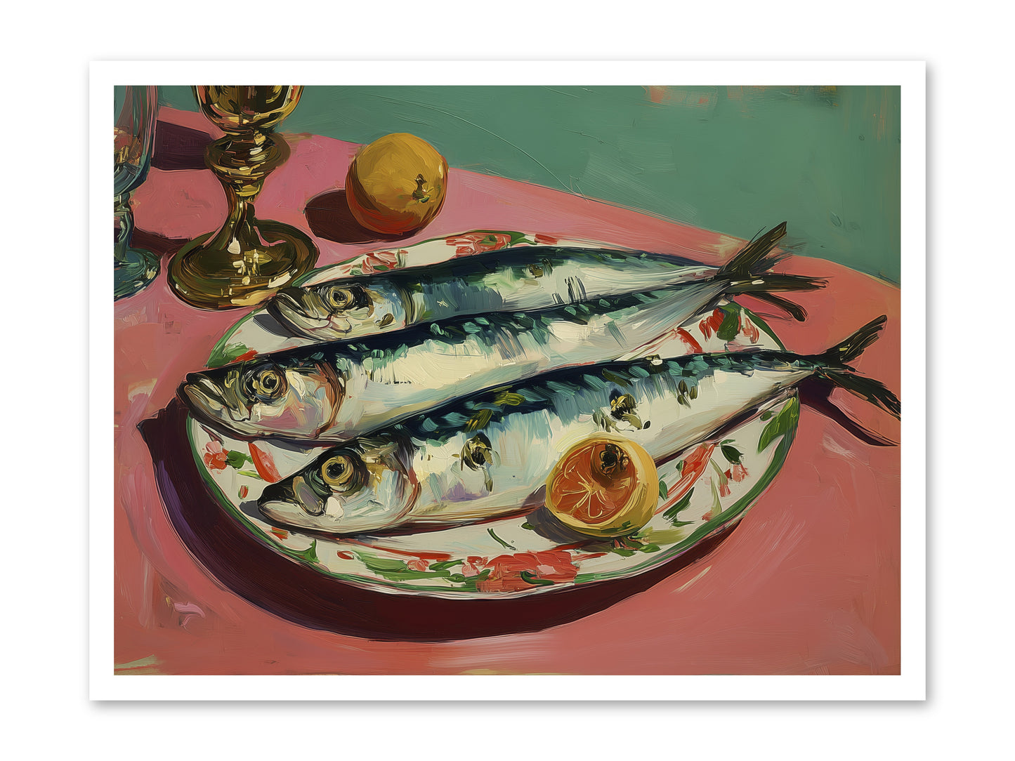 Silver Storm Feast -- Paper Print 32x24