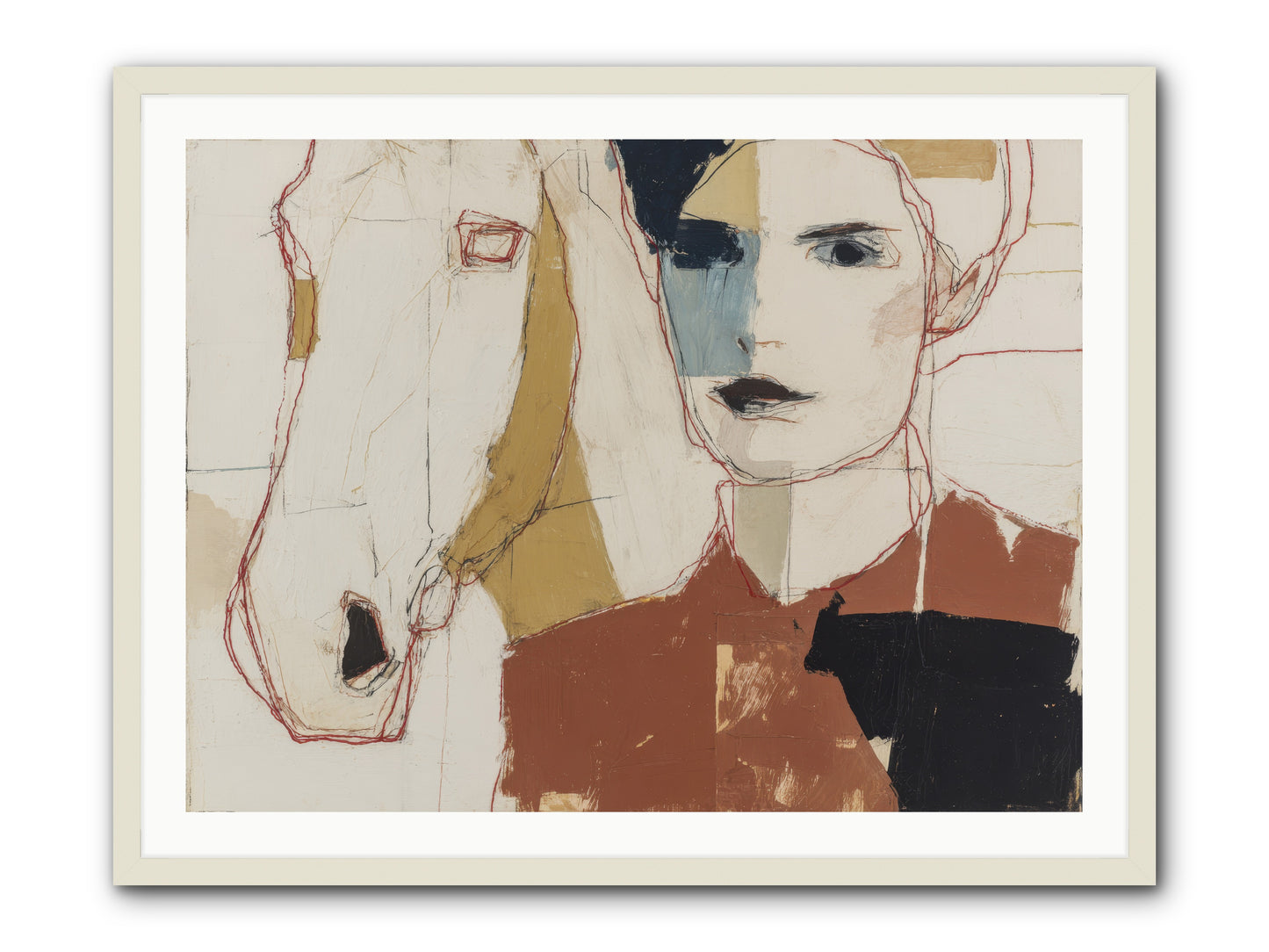 Simply Spellbound -- Framed Print - White 40x30