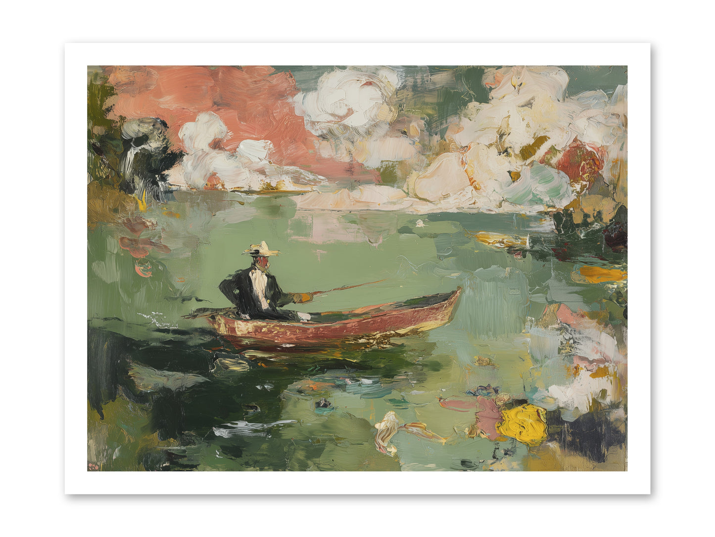 Single Ripple -- Loose Canvas Print 24x18
