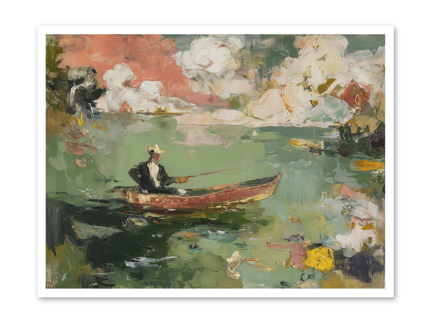 Single Ripple -- Loose Canvas Print 40x30